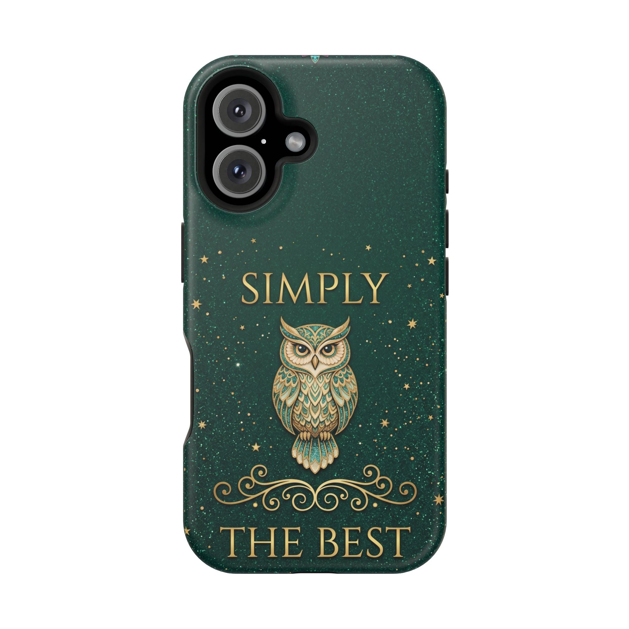 Simply The Best Wise Owl Phone Case — Wireless Charging Cover