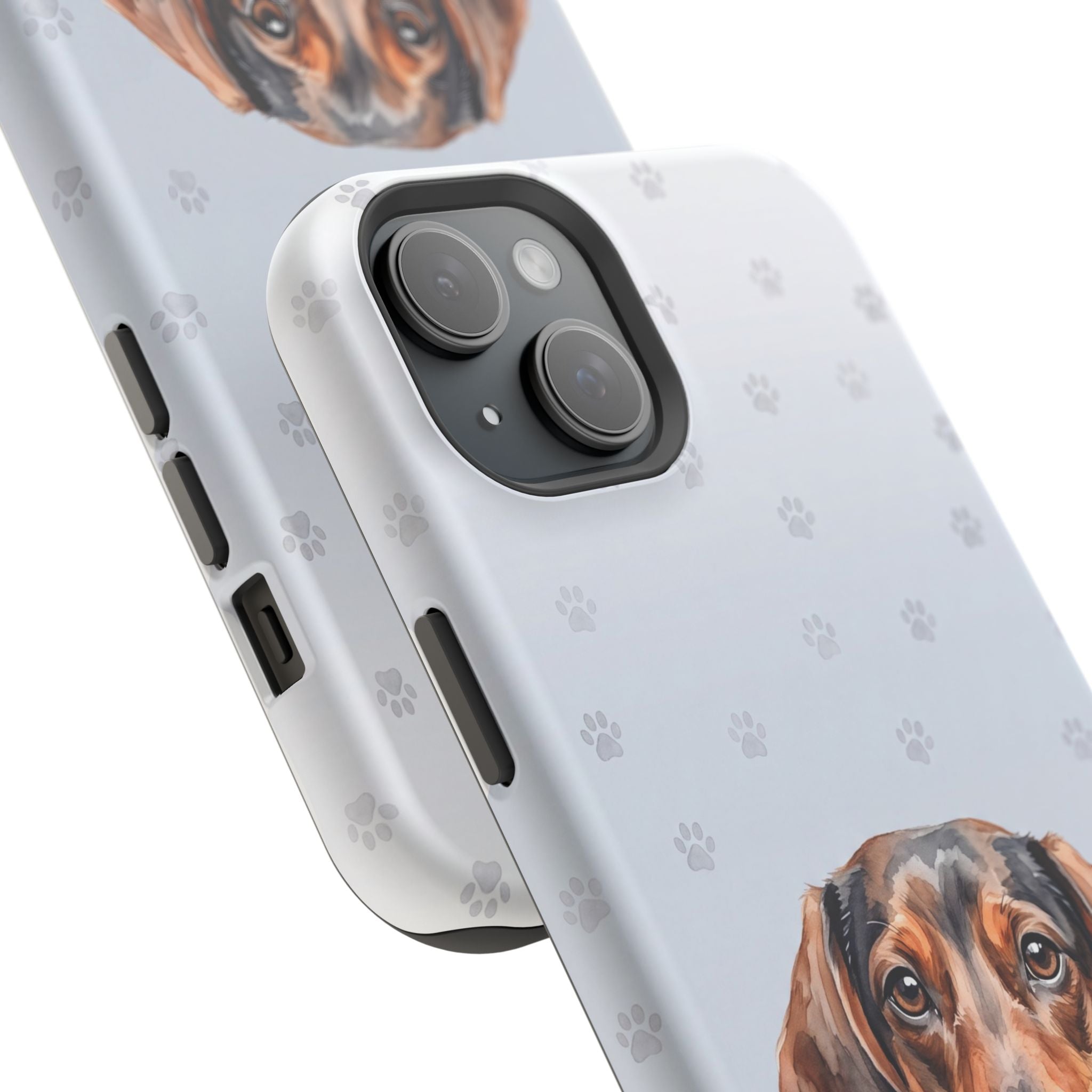 Dachshund Phone Case — Impact-Resistant Wireless Charging Cover