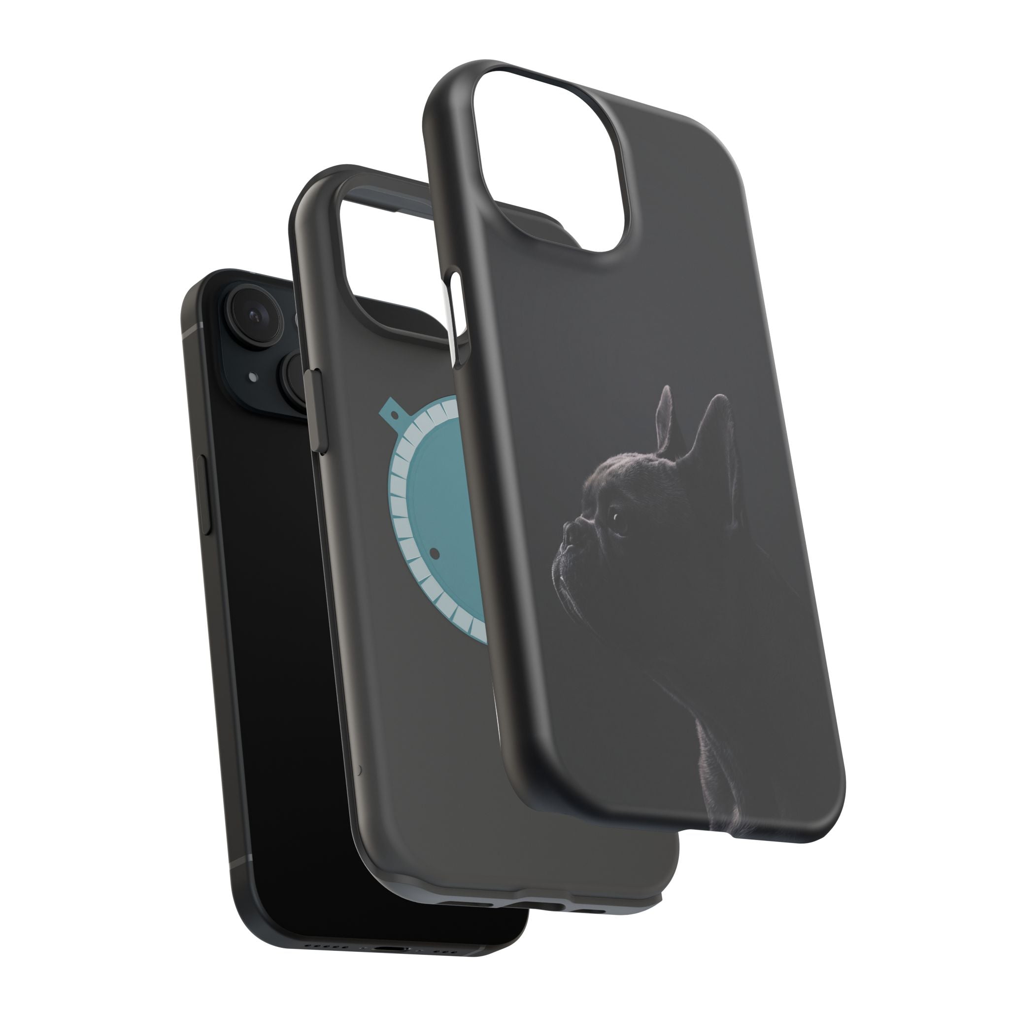 French Bulldog Phone Case — Impact-Resistant Wireless Charging Cover