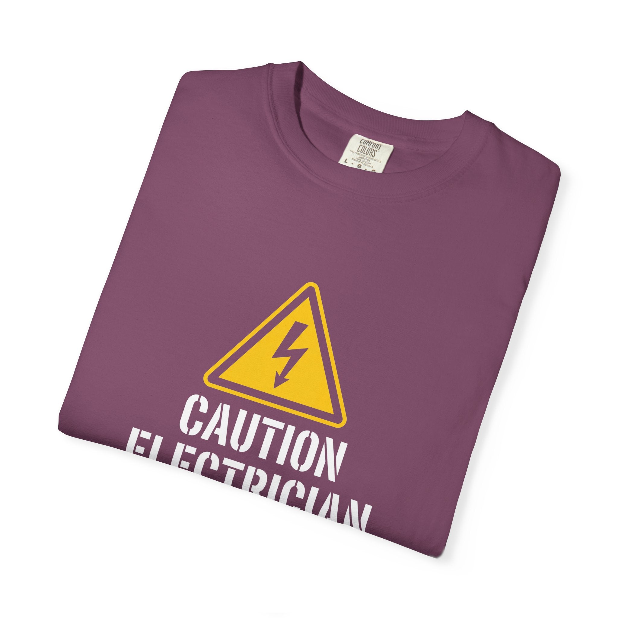 Caution Electrician At Work T-Shirt