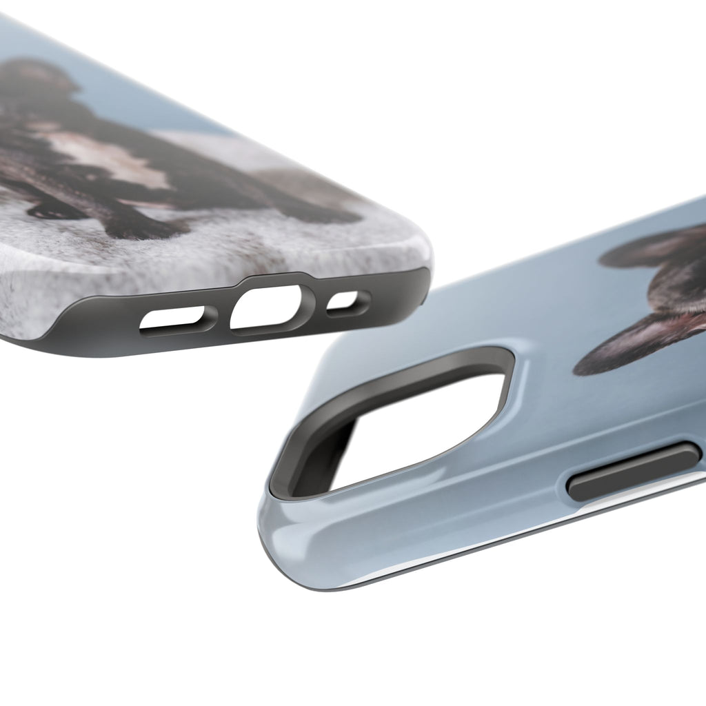 French Bulldog Puppy Phone Case — Impact-Resistant Wireless Charging Cover