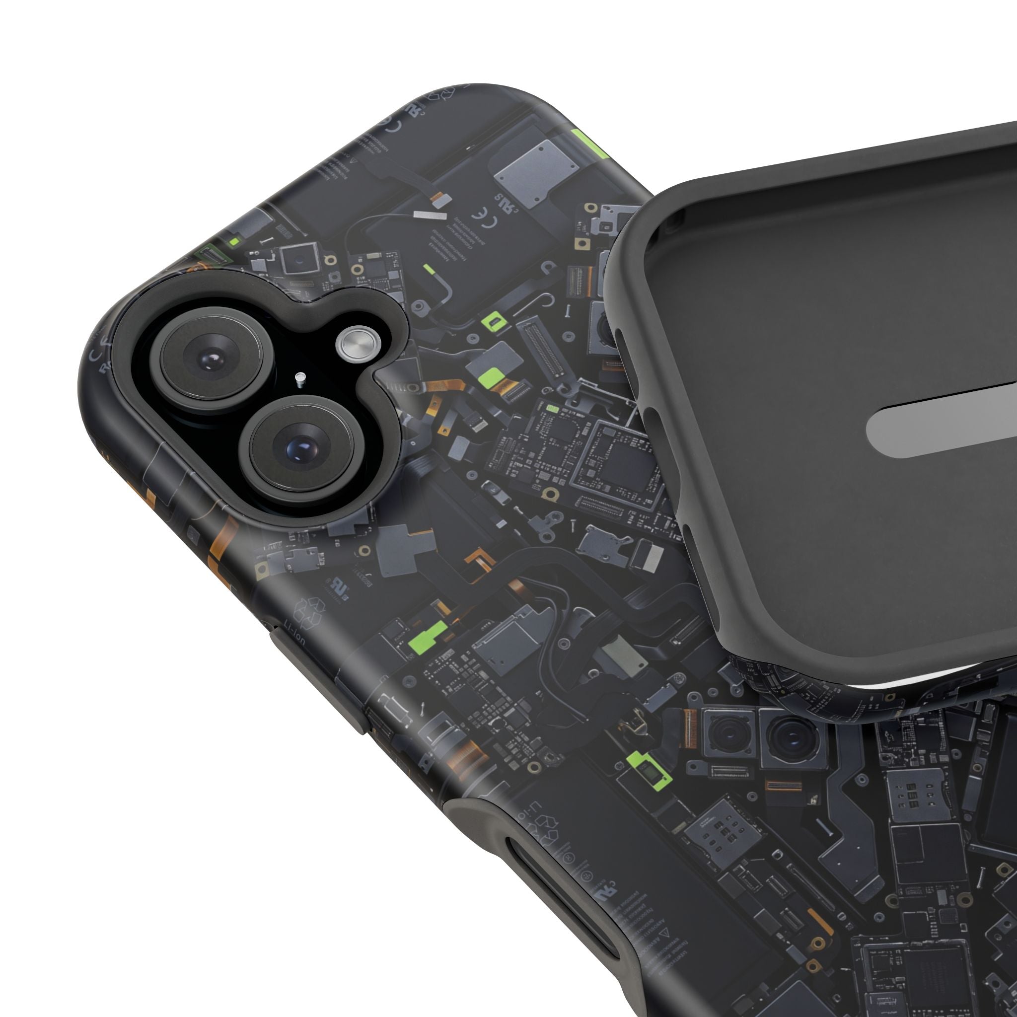 Circuit Core Phone Case — Motherboard Print Wireless Charging Cover