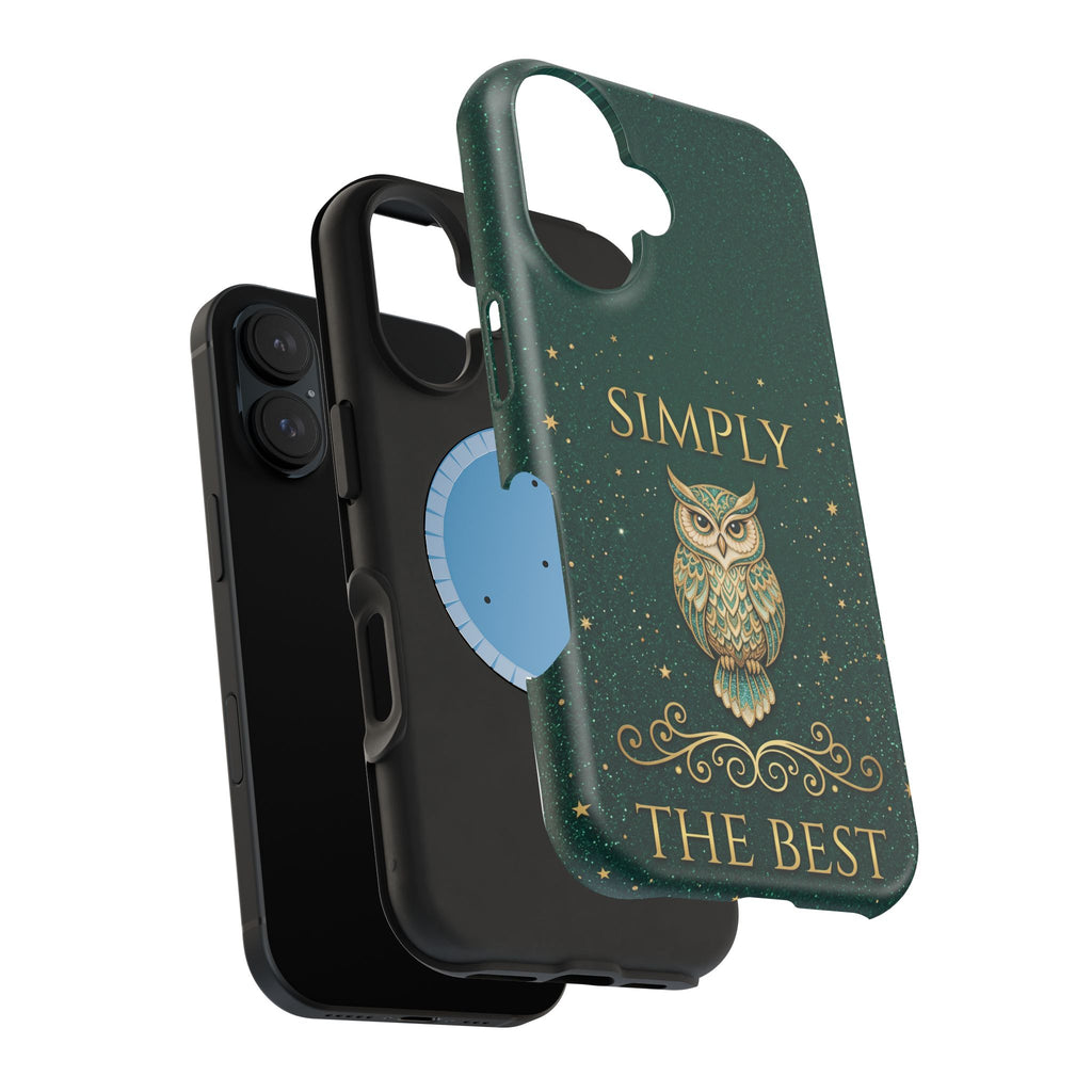 Simply The Best Wise Owl Phone Case — Wireless Charging Cover