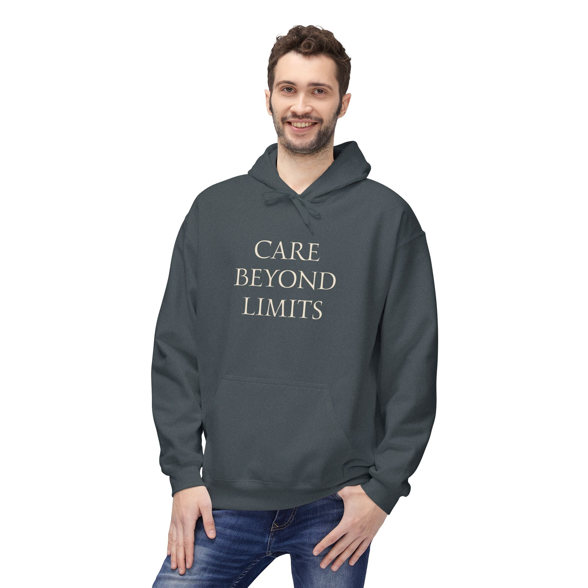 Nurse Hoodie |  Cozy Inspirational "Care Beyond Limits"