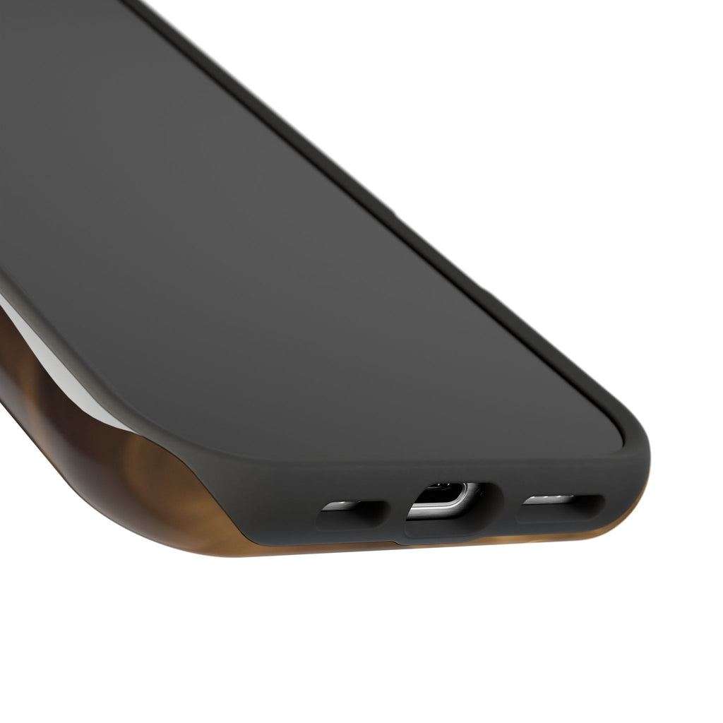 Personalized Gold Smoke Labrador Phone Case — Tough Magnetic Case with Wireless Charging
