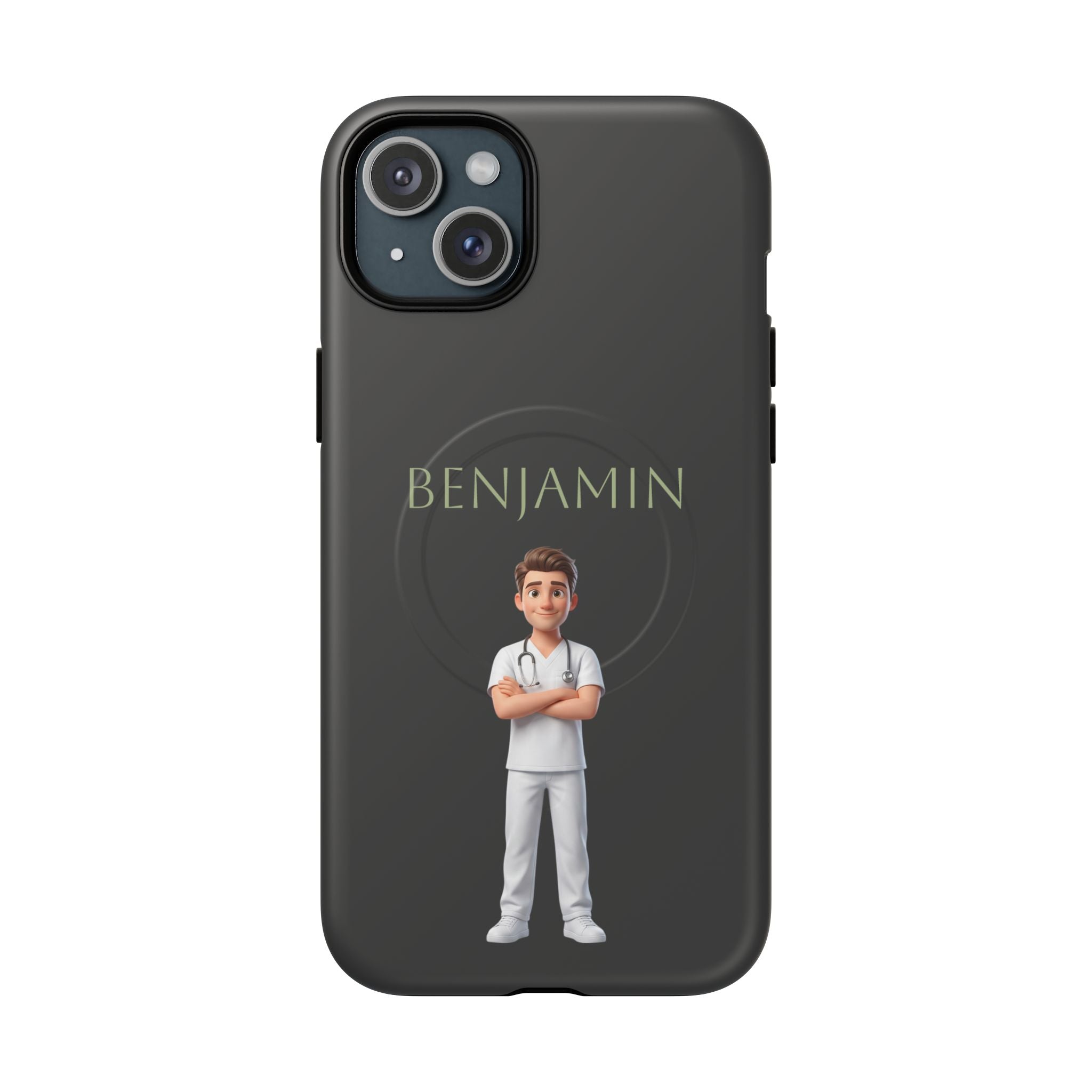 Personalized Nurse Phone Case | MagSafe Compatible, Custom Name iPhone Case