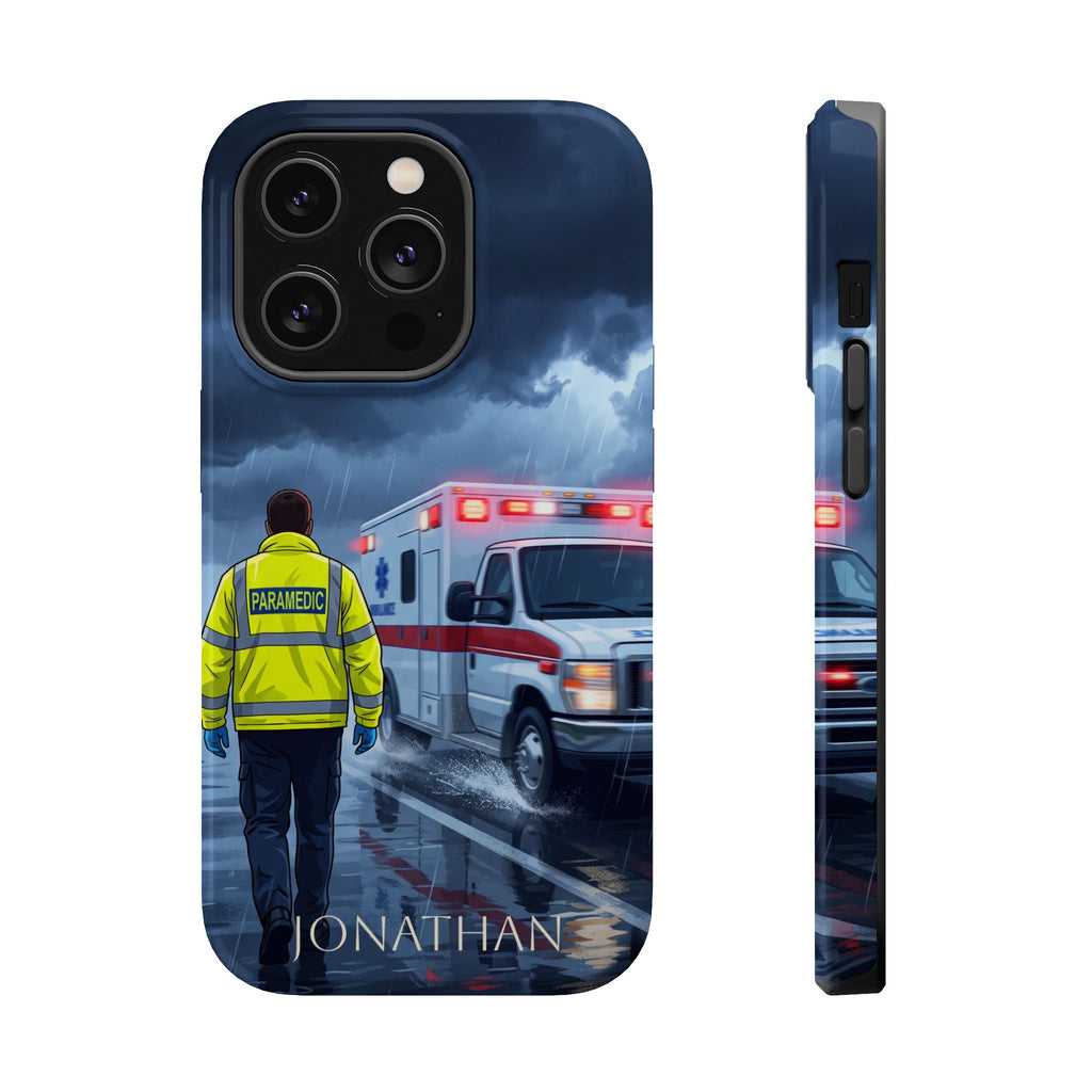 Personalized EMS Storm Phone Case — Wireless Charging Cover