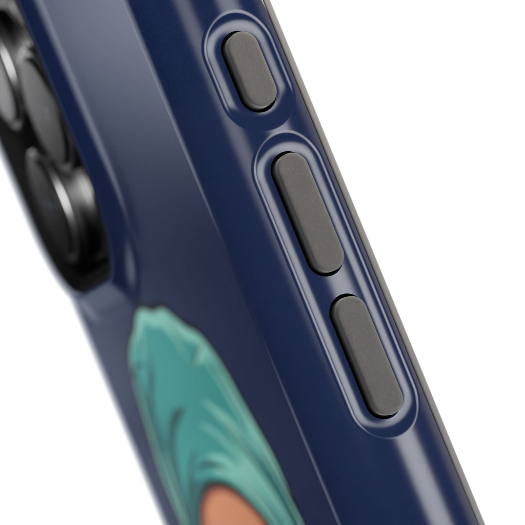 Bold Nurse Portrait Phone Case — Magnetic Wireless Charging Cover