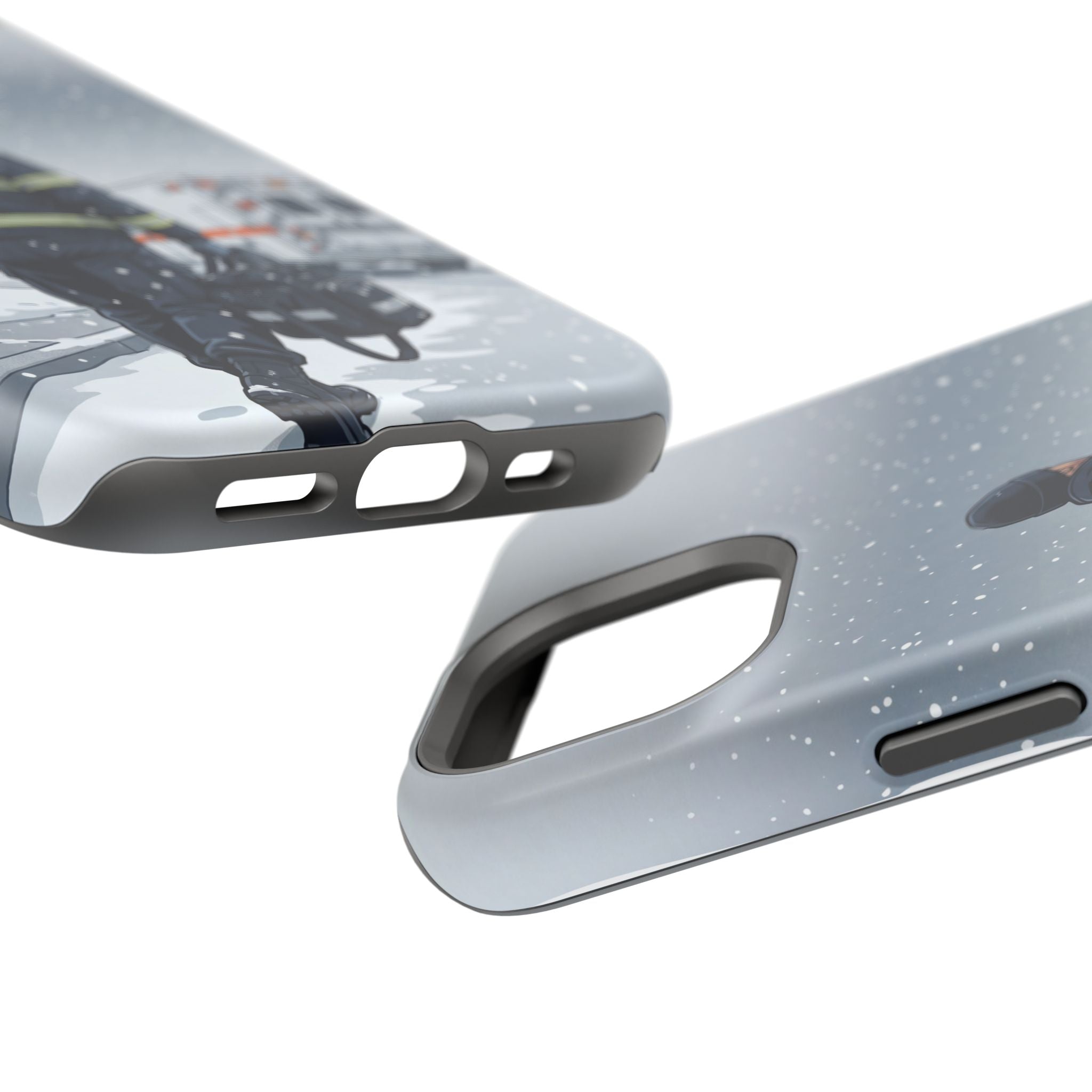 Bold Paramedic/EMT Portrait Phone Case — Magnetic Wireless Charging Cover