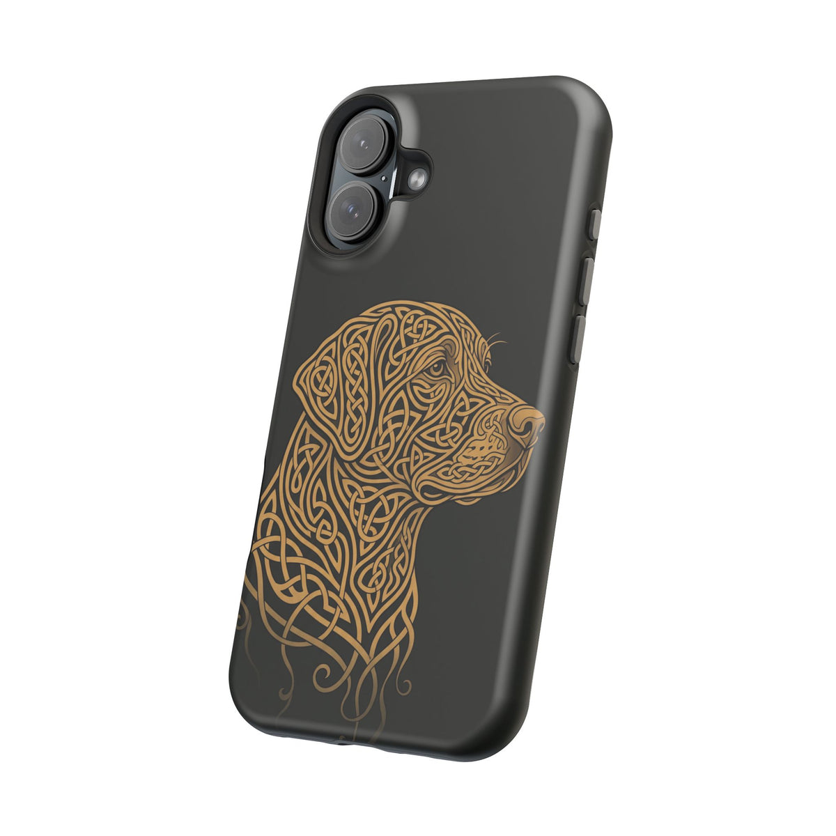 Celtic Knotwork Labrador Phone Case — Tough Magnetic Case with Wireless Charging
