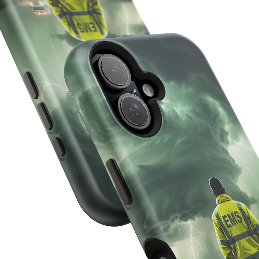 EMS Green Storm Phone Case — Magnetic Wireless Charging Cover