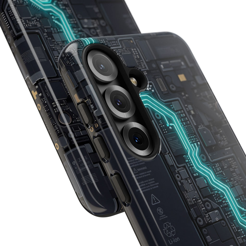 Electrician Cyan Circuit Phone Case - Samsung & iPhone Series