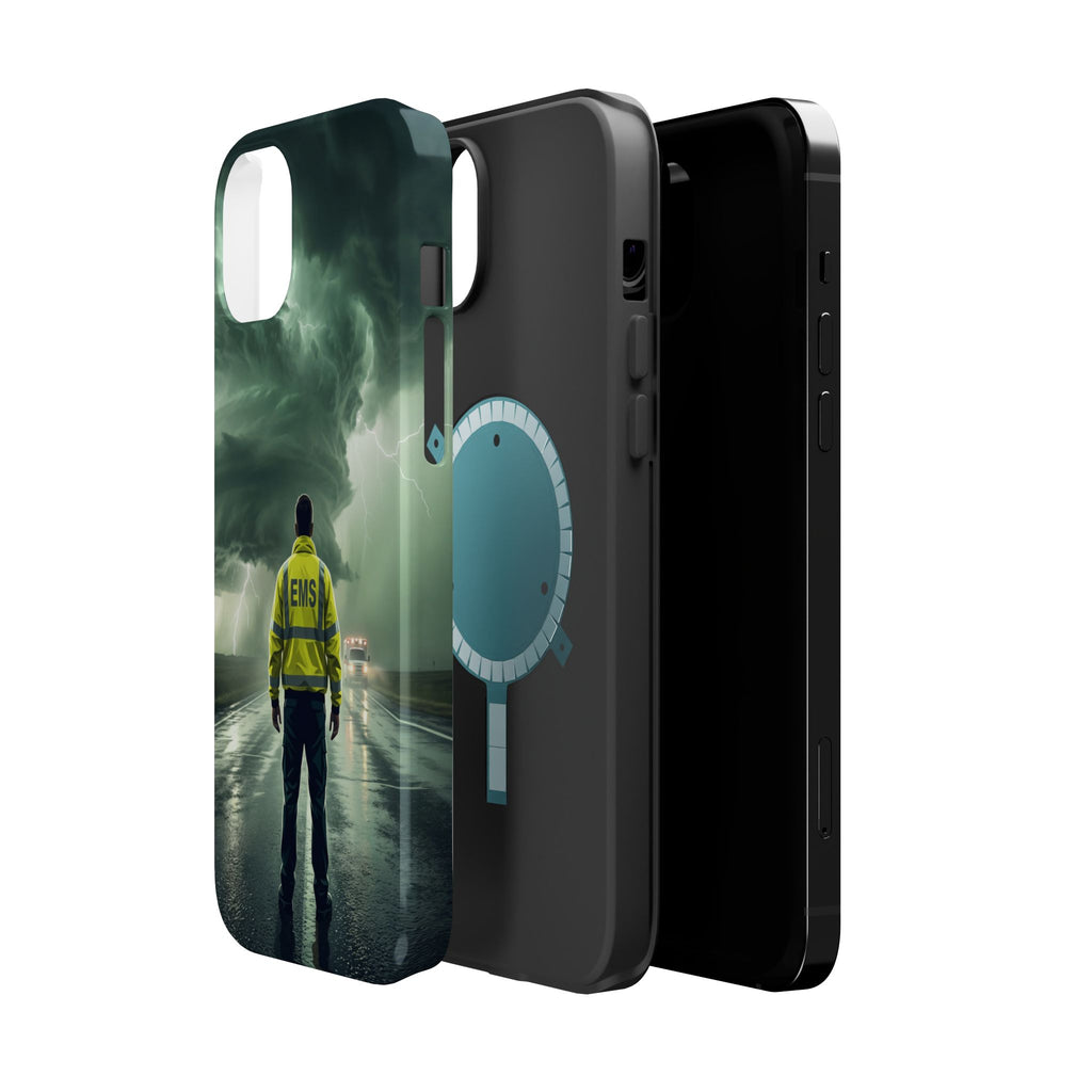 EMS Green Storm Phone Case — Magnetic Wireless Charging Cover