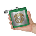 Flask — "Residential Plumber: Homes I've Saved" 6oz Stainless Steel Hip Flask