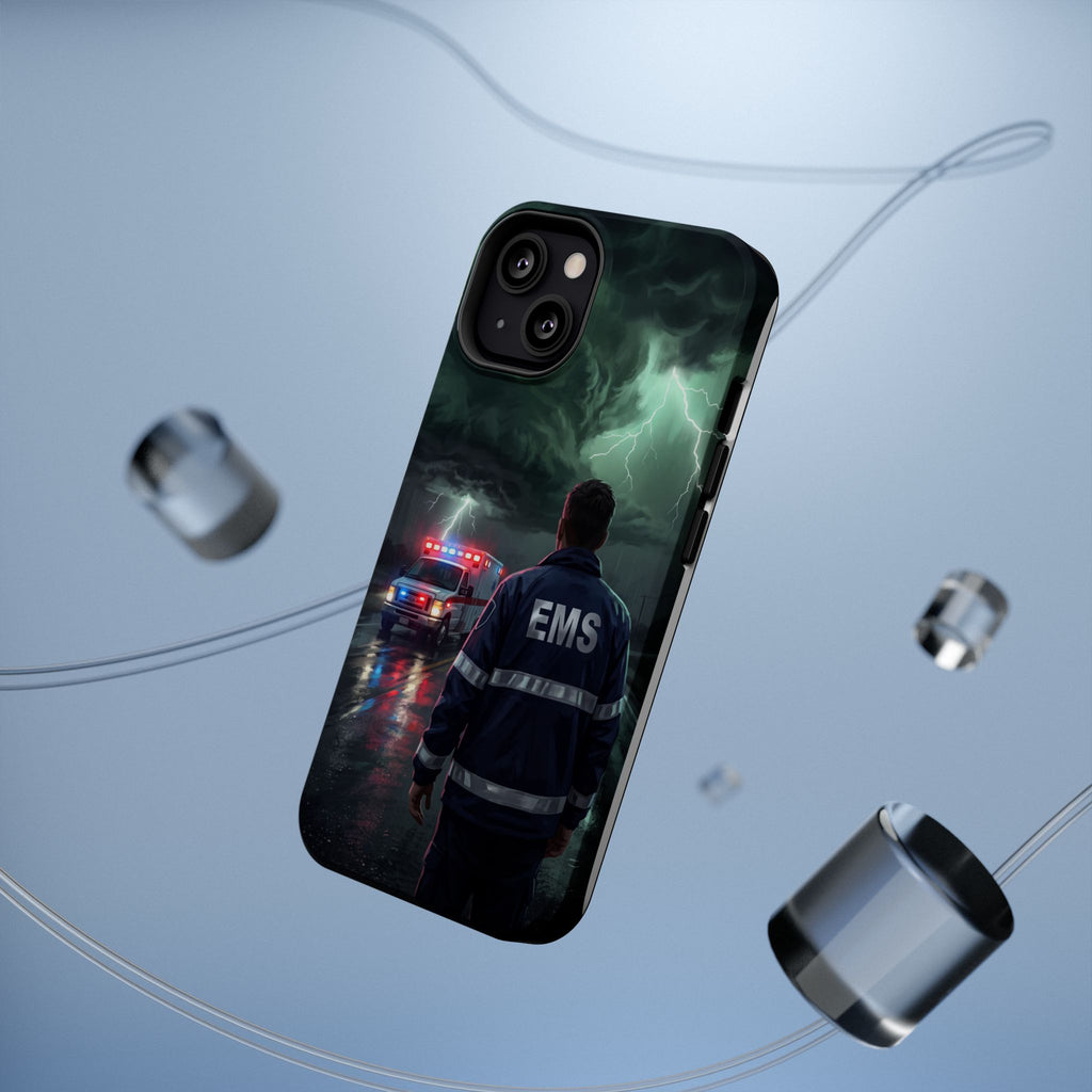 EMS Green Storm City Phone Case — Magnetic Wireless Charging Cover