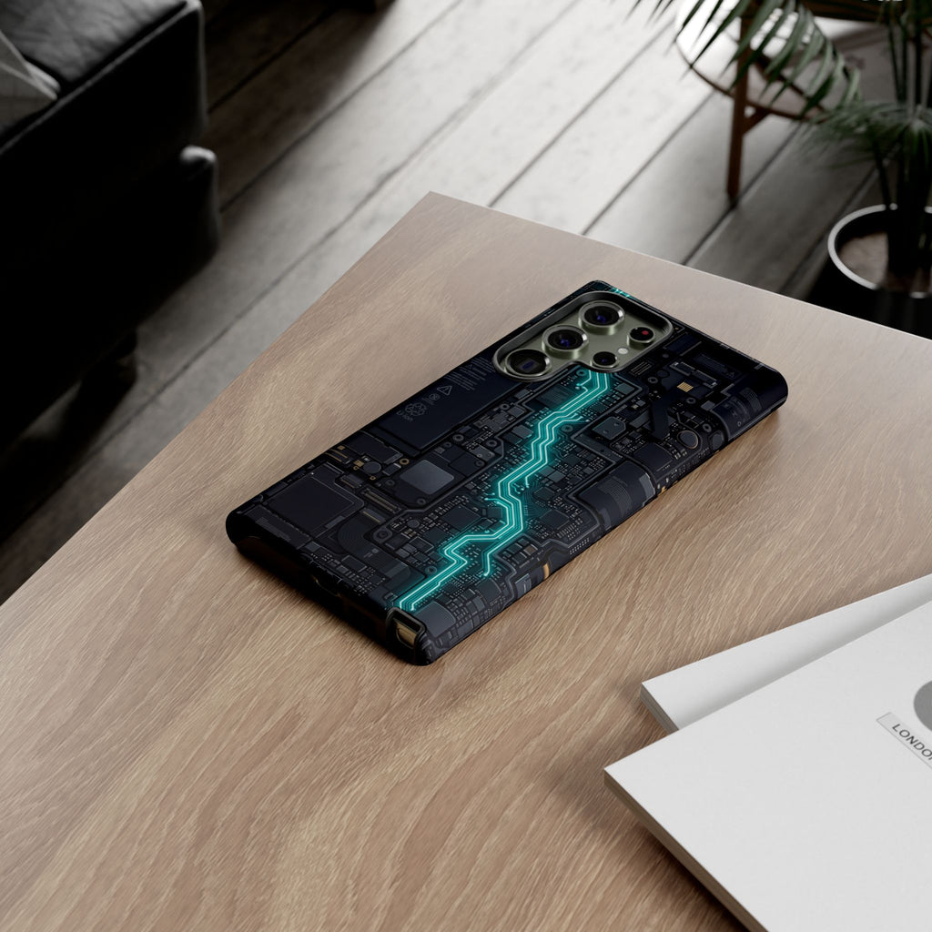 Electrician Cyan Circuit Phone Case - Samsung & iPhone Series
