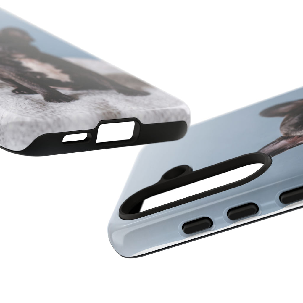 French Bulldog Puppy Phone Case | Adorable Brindle Frenchie Portrait | Samsung & iPhone