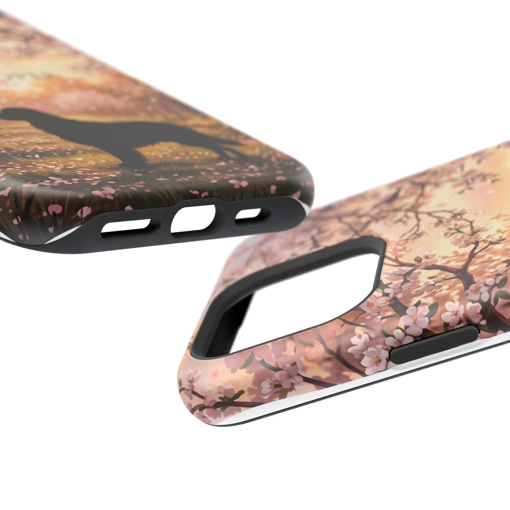 Personalized Golden Retriever Autumn Forest Phone Case — Wireless Charging Cover