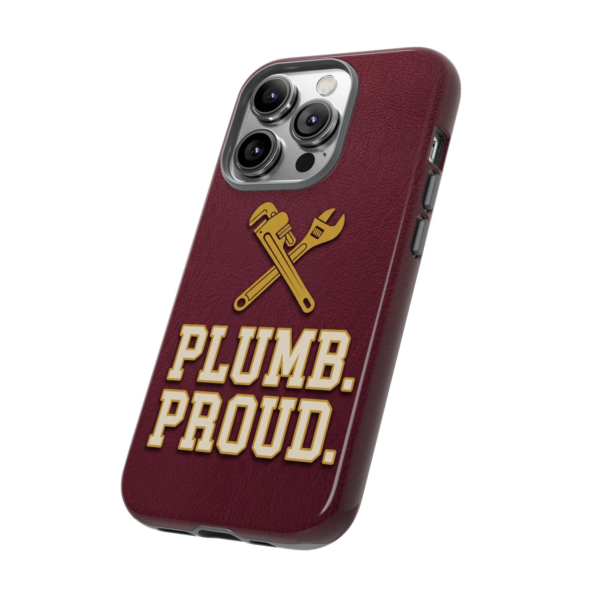 Plumb. Proud. Varsity Print Phone Case - Samsung & iPhone Series