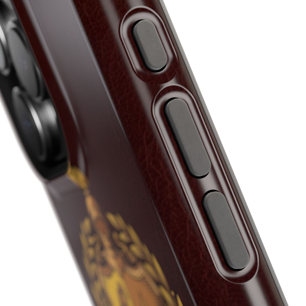 Plumber Crest Phone Case — Heraldic Shield Wireless Charging Cover