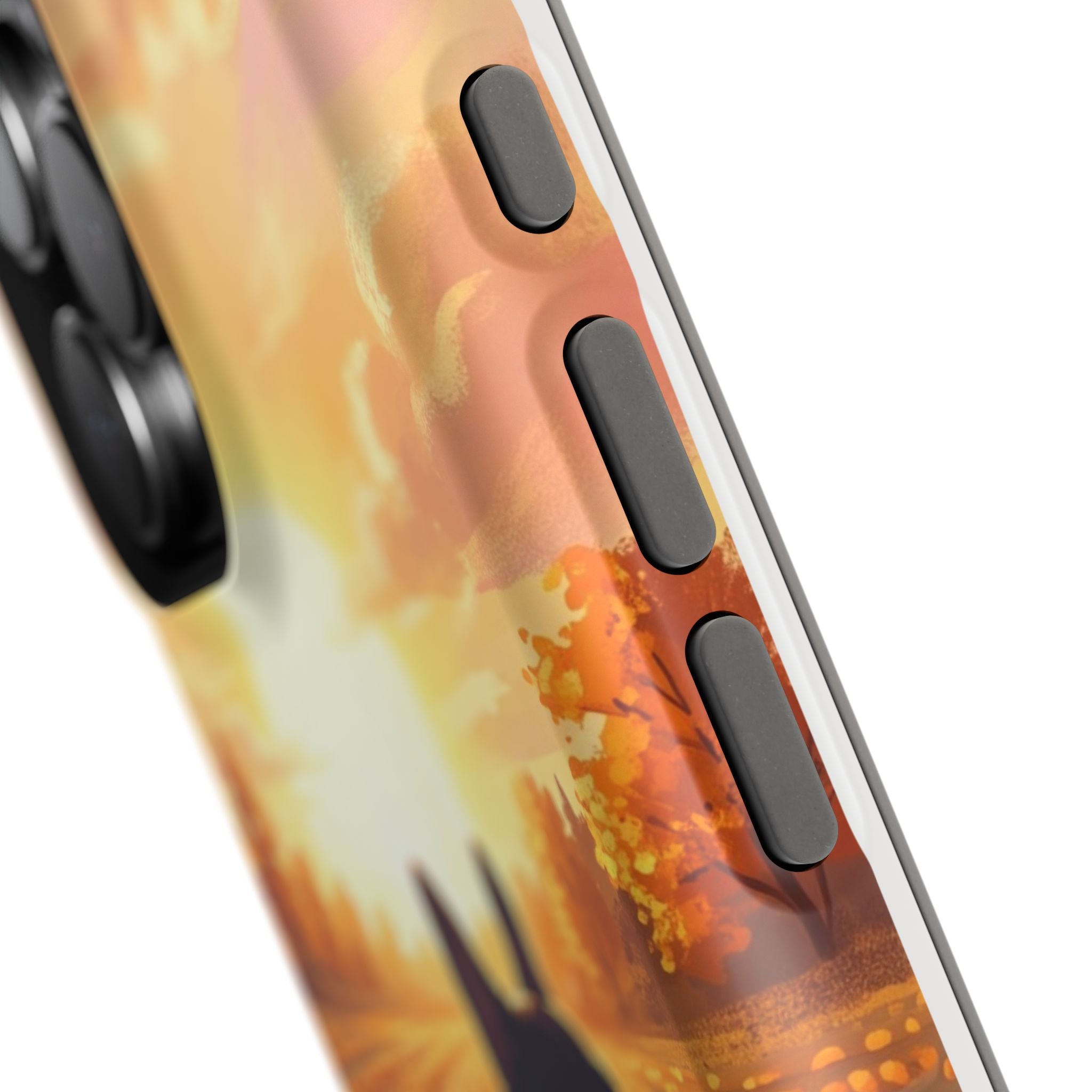 Personalized French Bulldog Pumpkin Patch Phone Case — Wireless Charging Cover