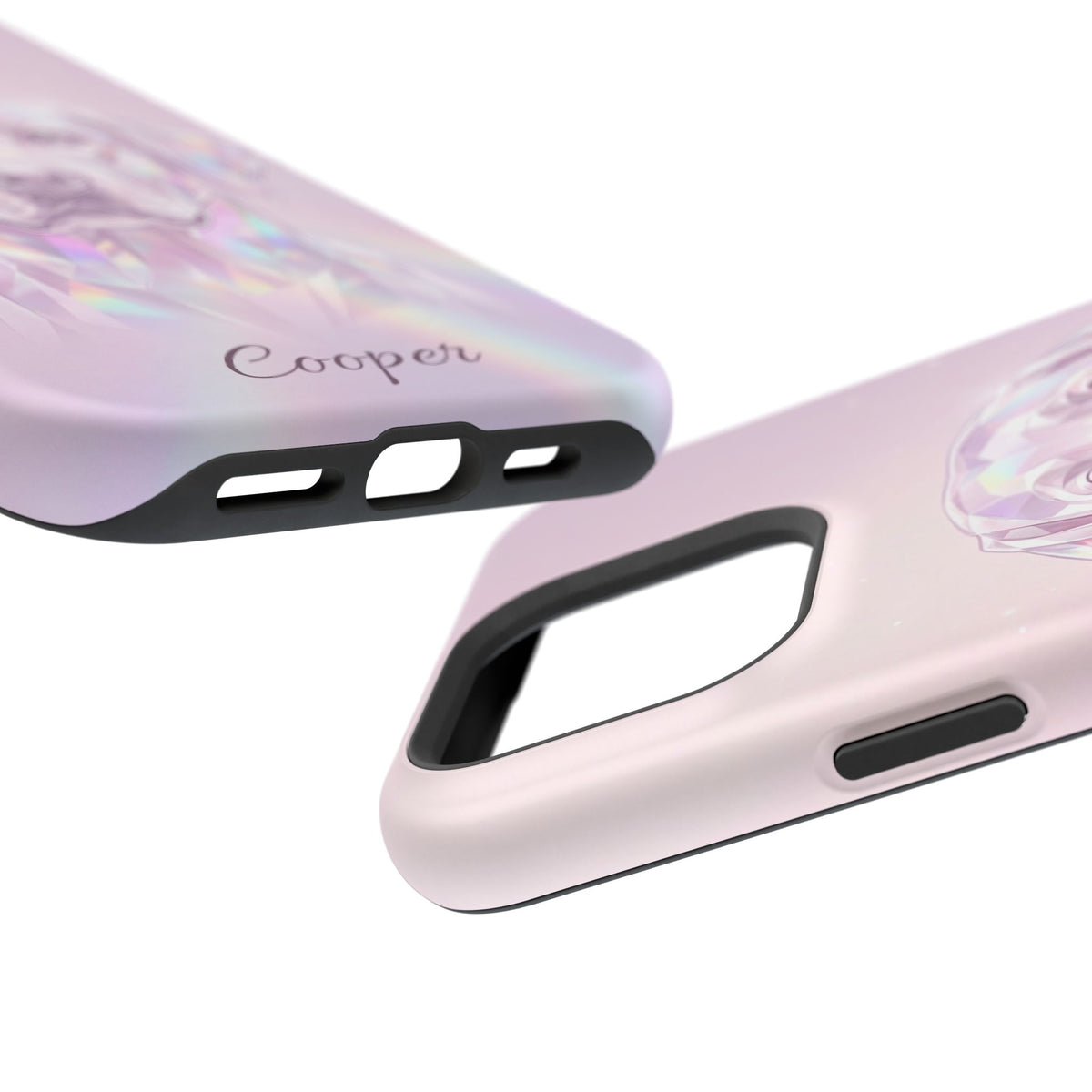 Personalized Crystal Prism Labrador Phone Case — Tough Magnetic Case with Wireless Charging