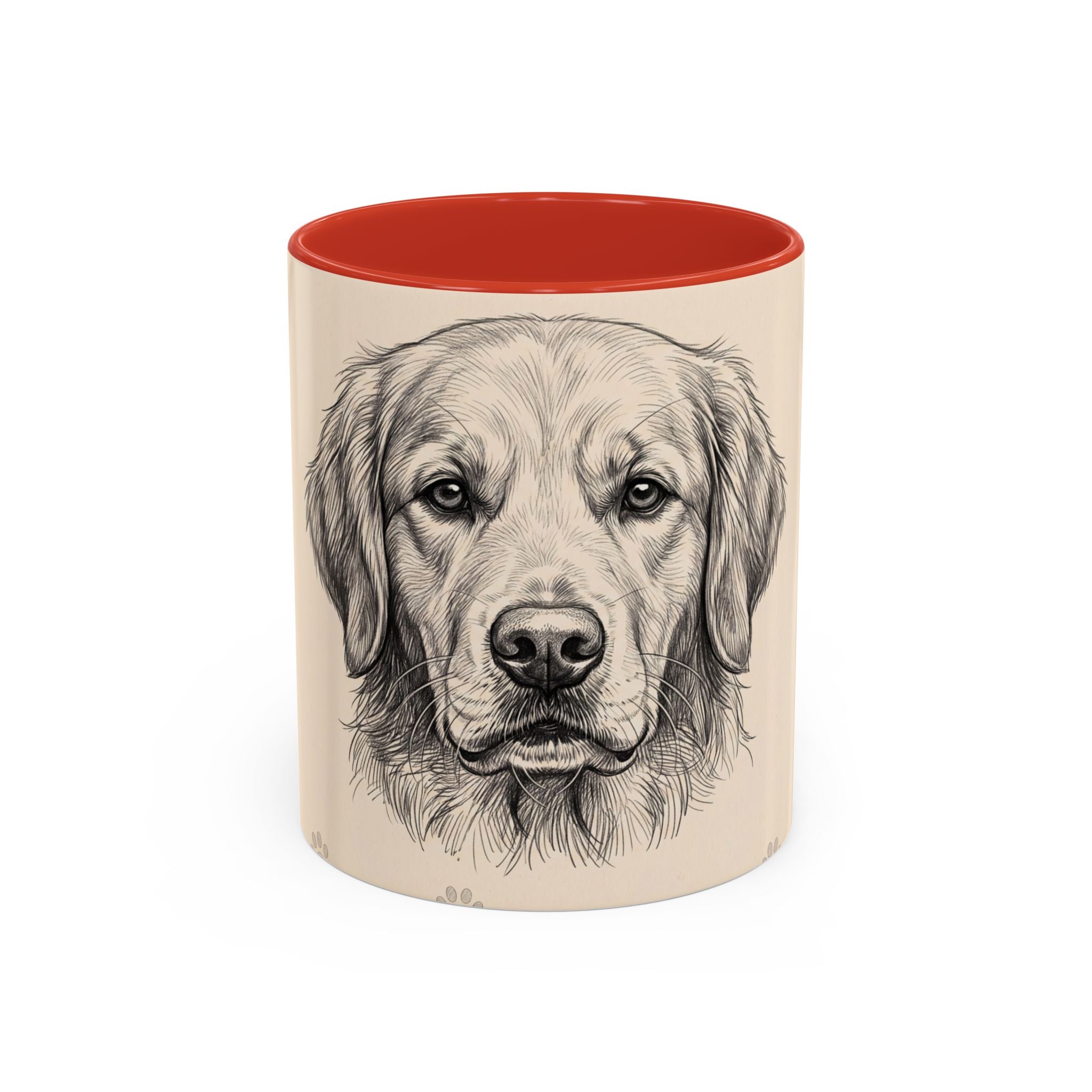 Golden Retriever Sketch Mug | Golden Retriever Lover Gift | Pencil Art Dog Coffee Mug