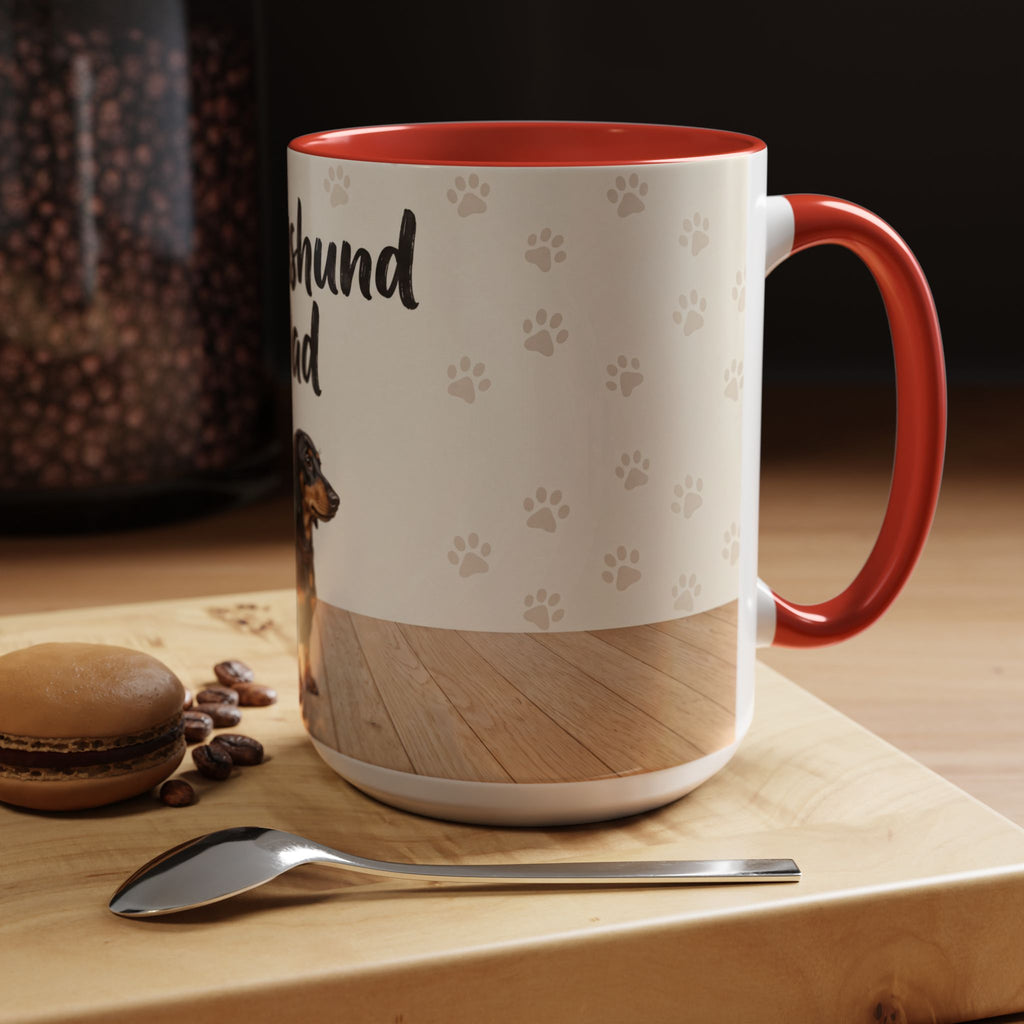 Dachshund Dad Mug | Cute Dog Dad Coffee Mug | Wiener Dog Gift for Dachshund Lovers