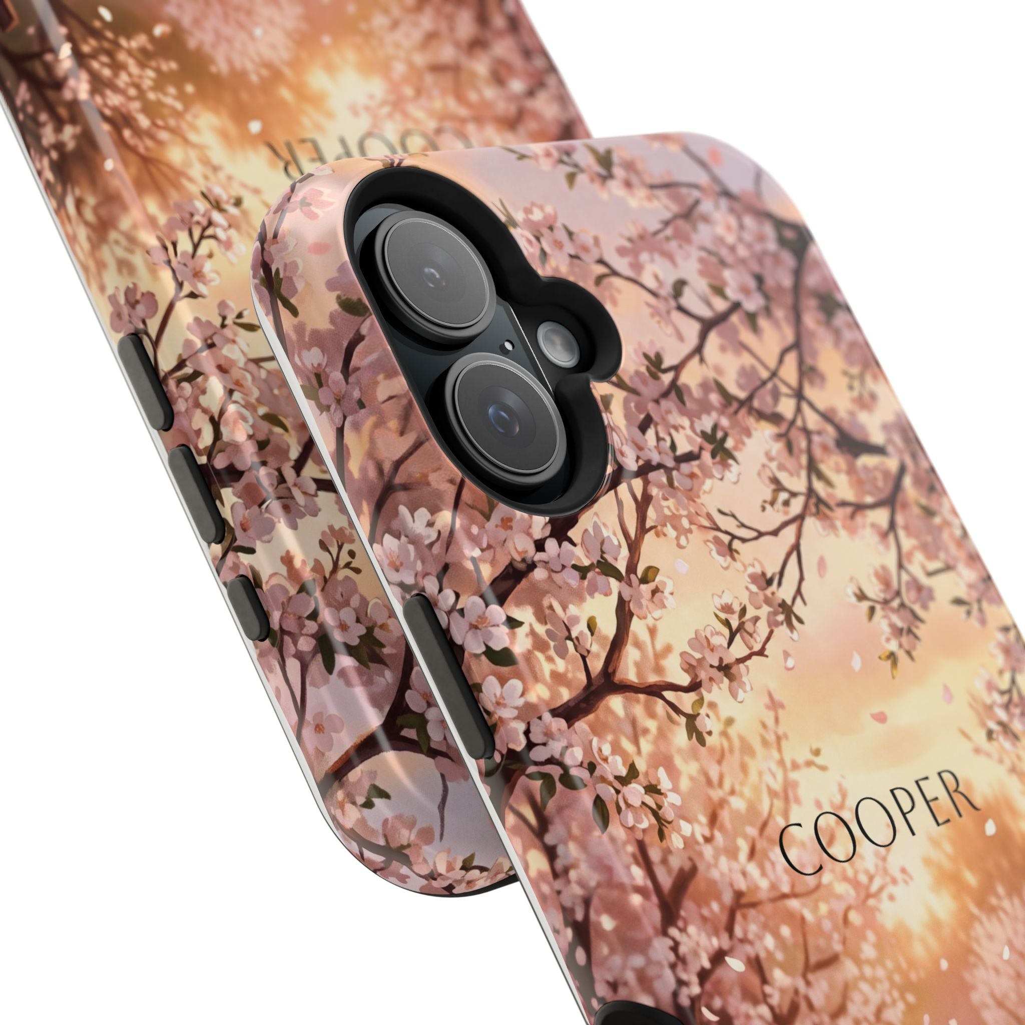 Personalized Golden Retriever Autumn Forest Phone Case — Wireless Charging Cover