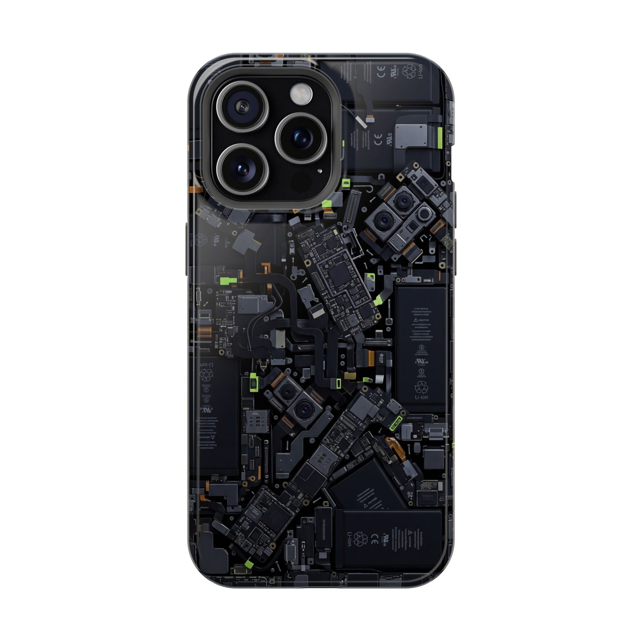 Circuit Core Phone Case — Motherboard Print Wireless Charging Cover