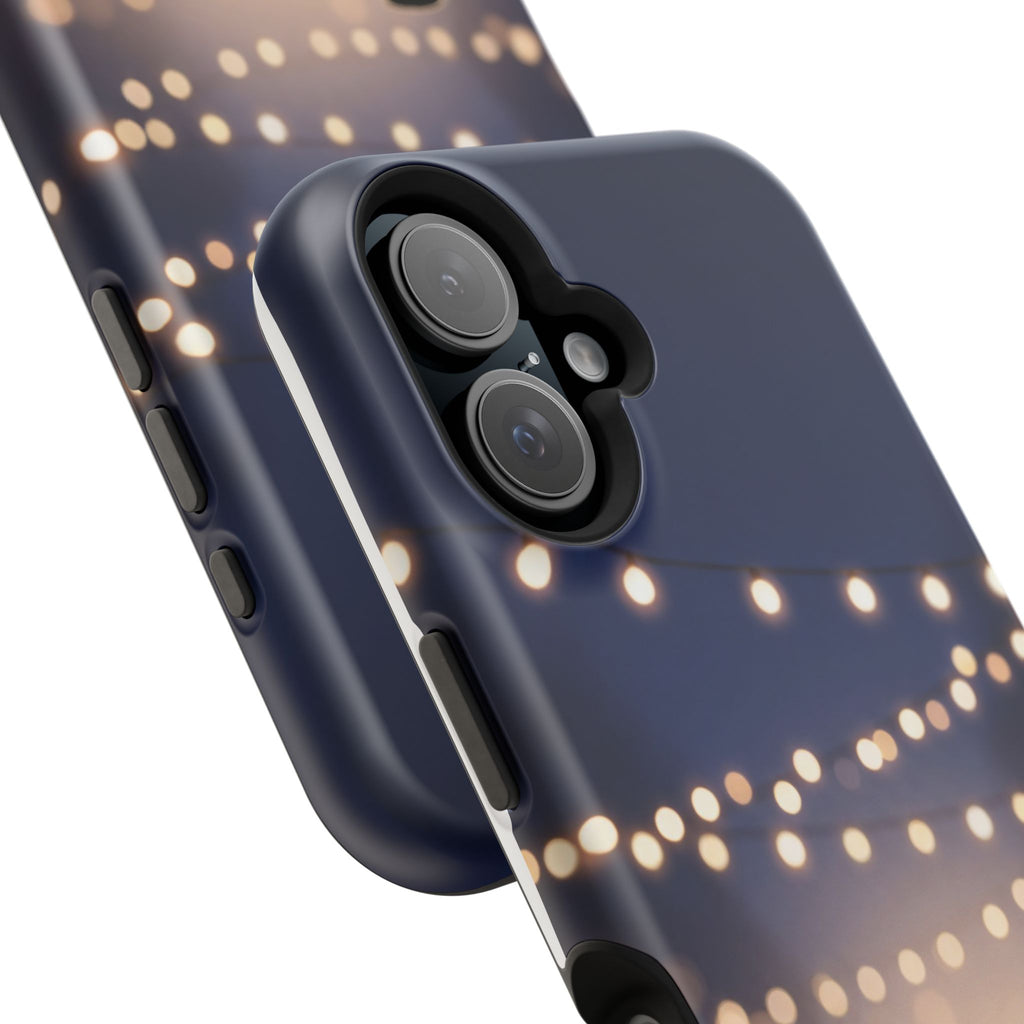 Personalized Dachshund Fairy Lights Phone Case — Wireless Charging Cover