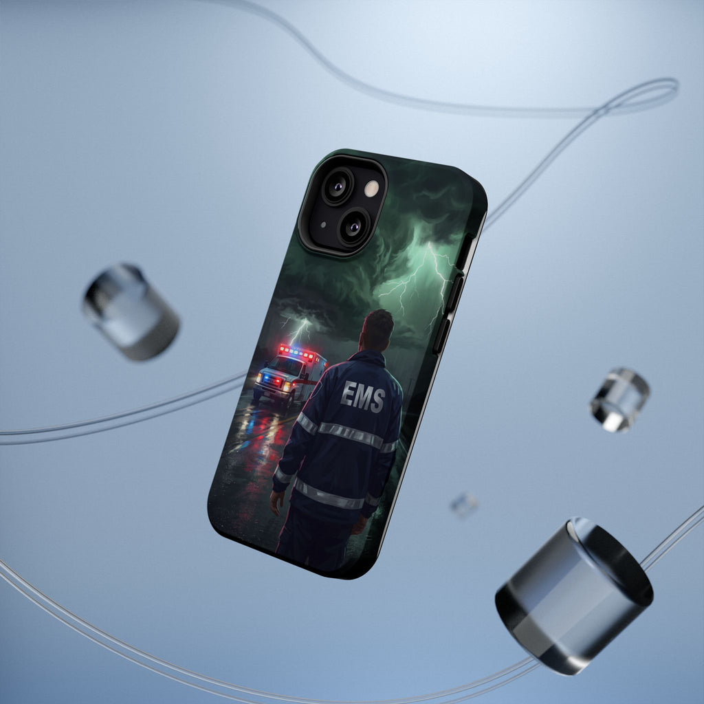 EMS Green Storm City Phone Case — Magnetic Wireless Charging Cover