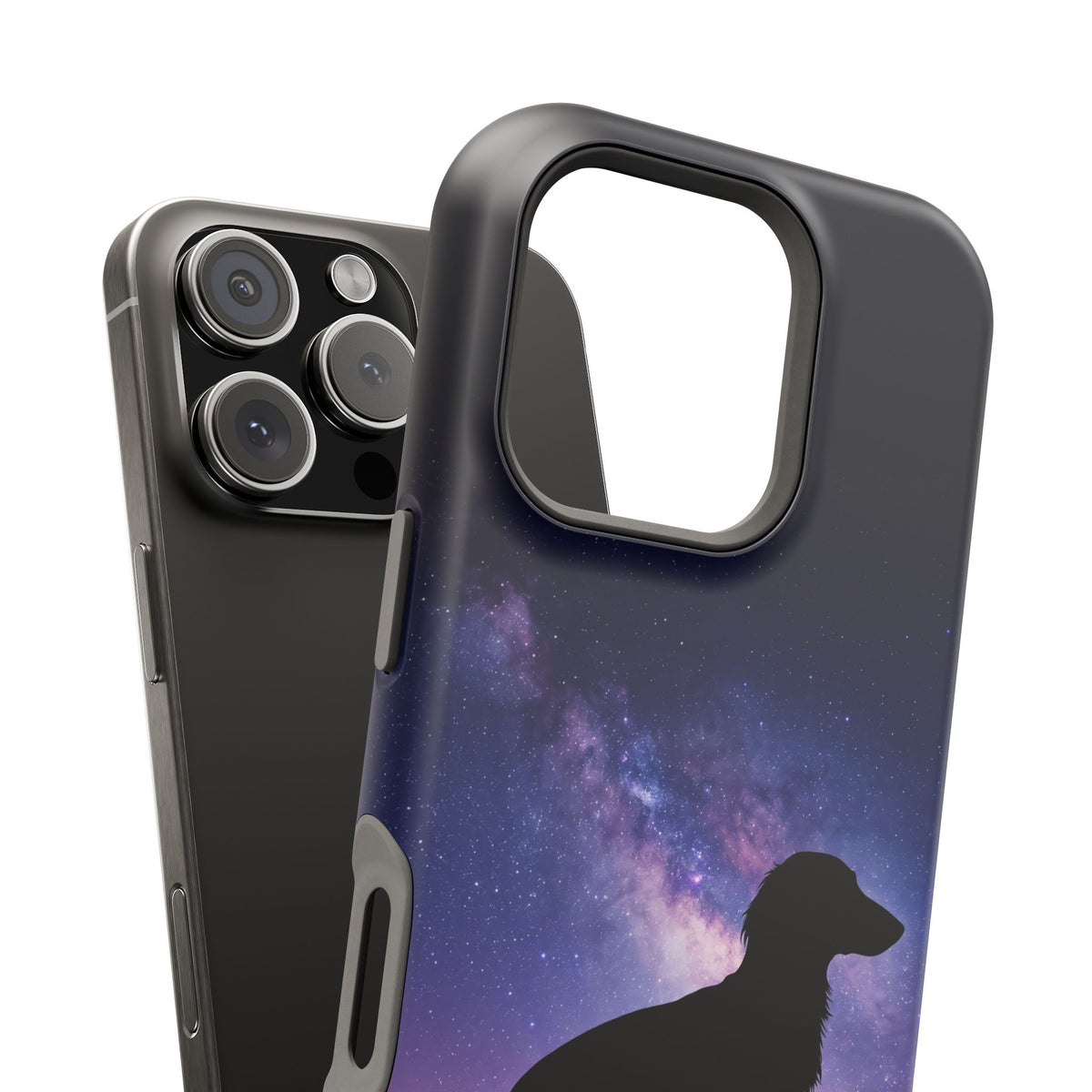 Personalized Dachshund Starry Night Phone Case — Wireless Charging Cover