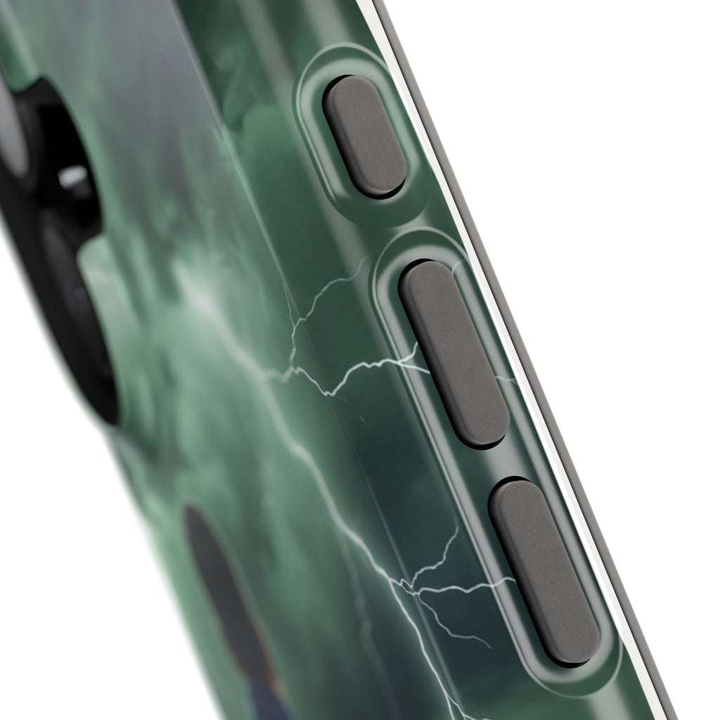 Paramedic Green Storm Phone Case — Magnetic Wireless Charging Cover