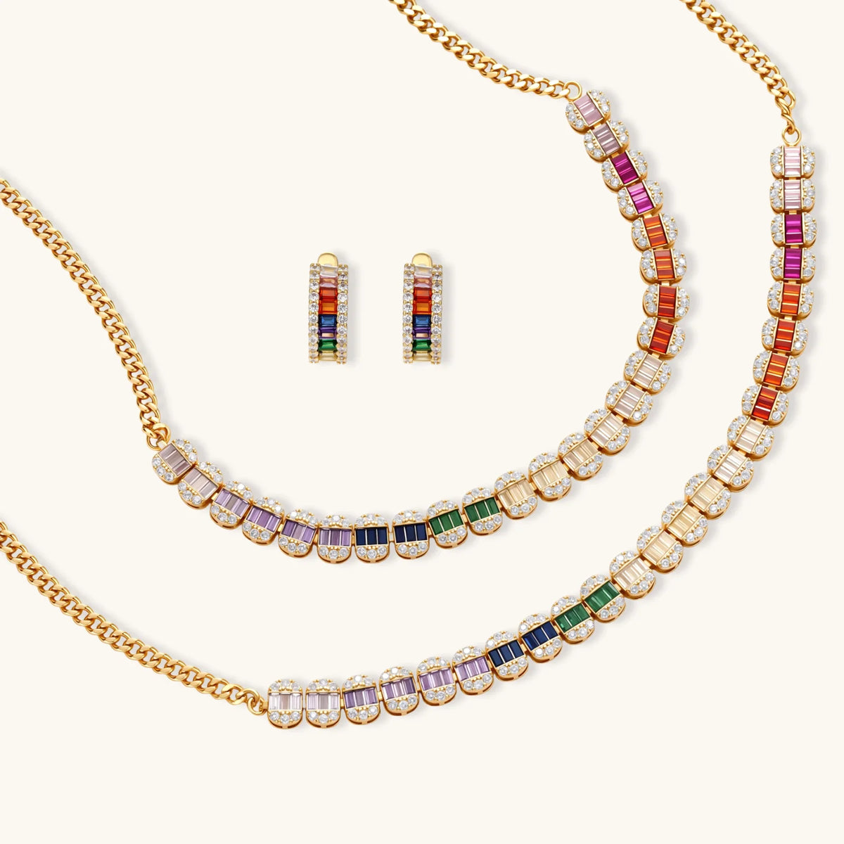 Rainbow Spectrum Jewelry Set