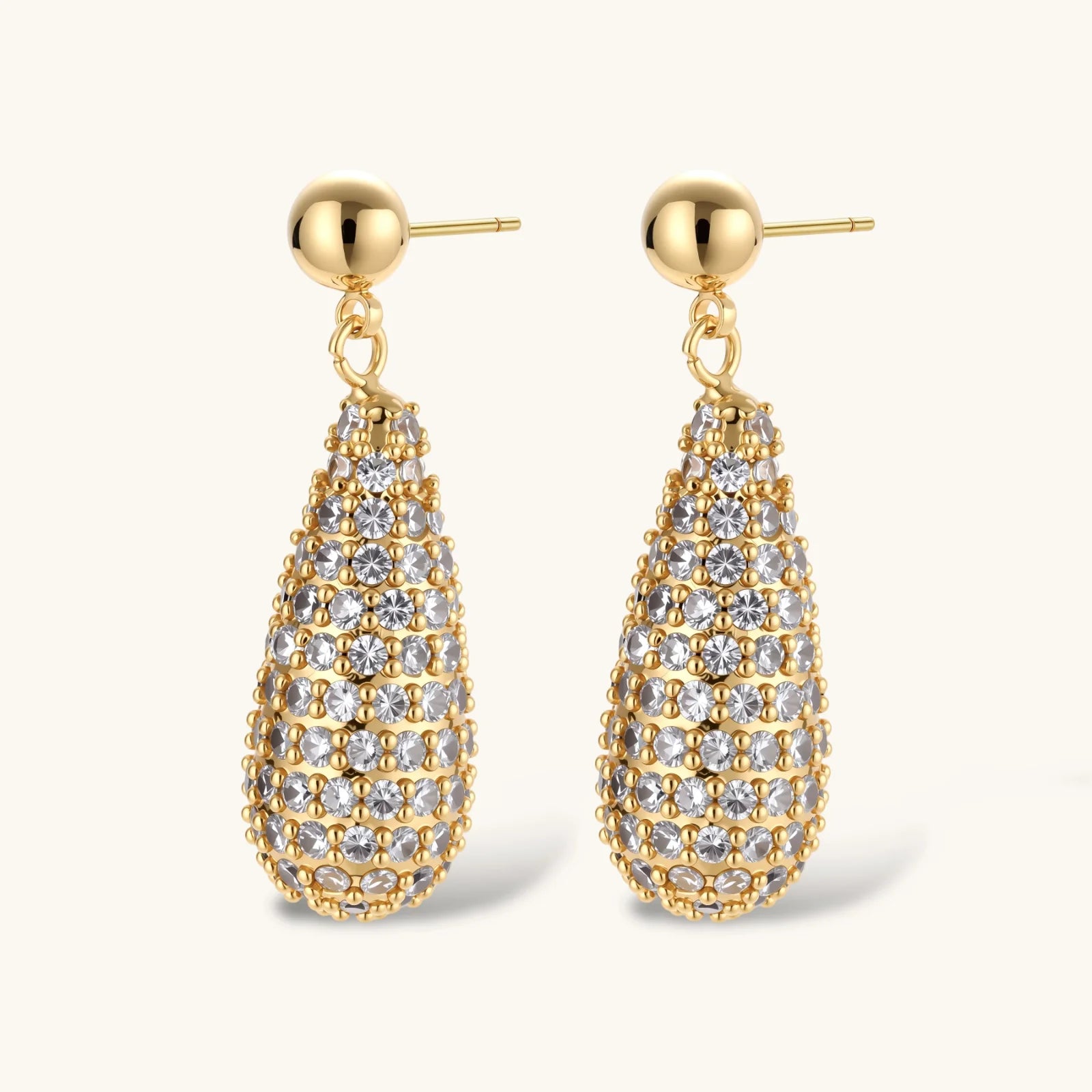 Golden Luxe Crystal Jewelry Set