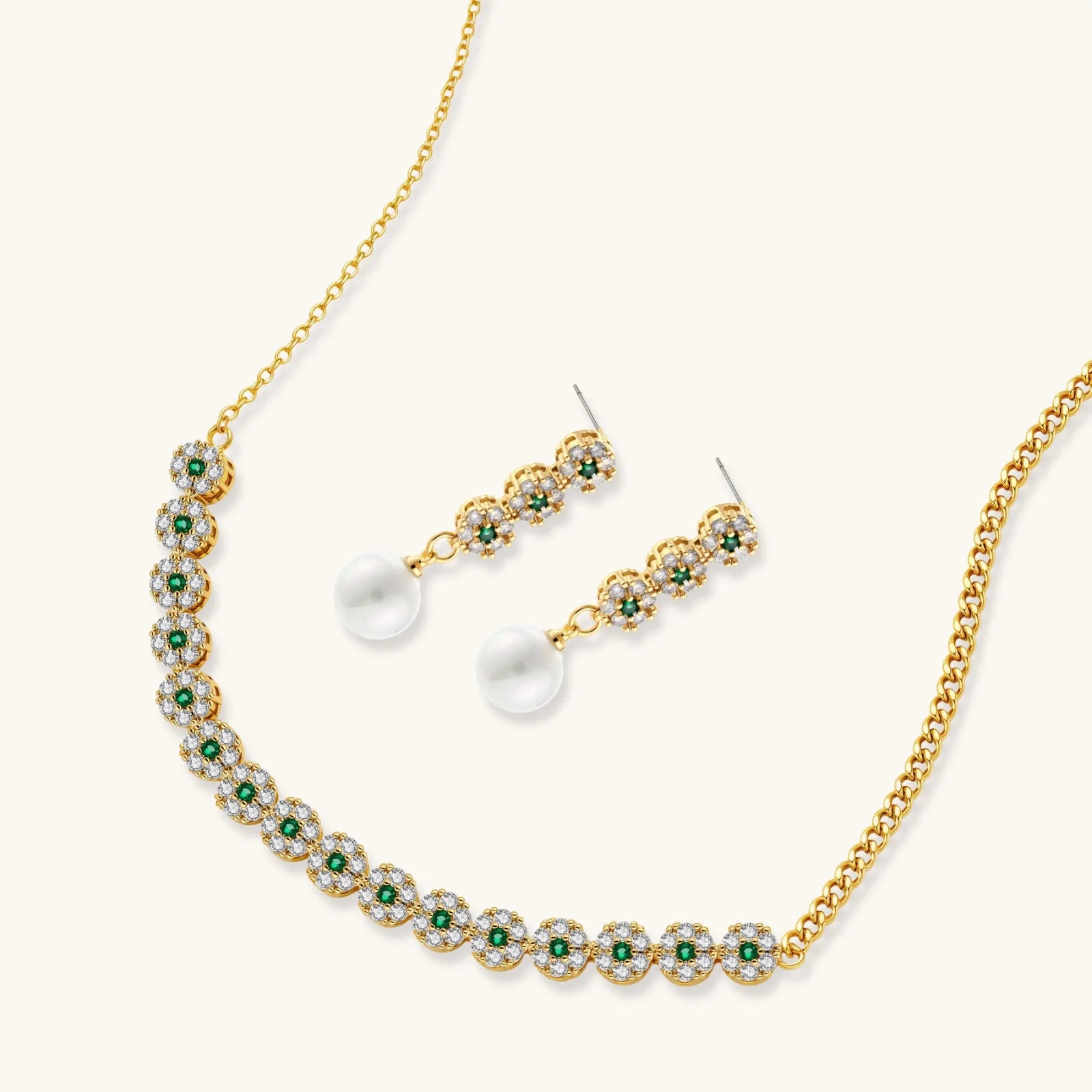 Emerald Garden Jewelry Set