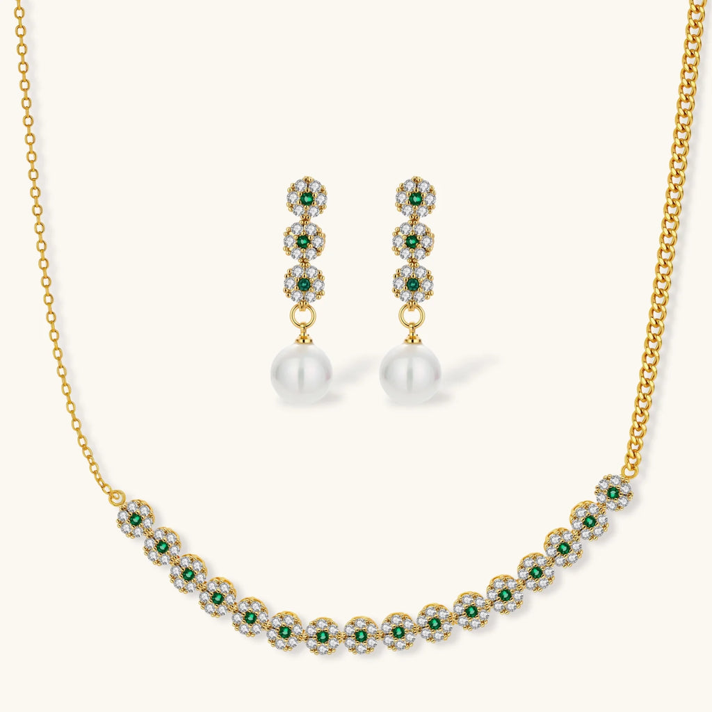 Emerald Garden Jewelry Set