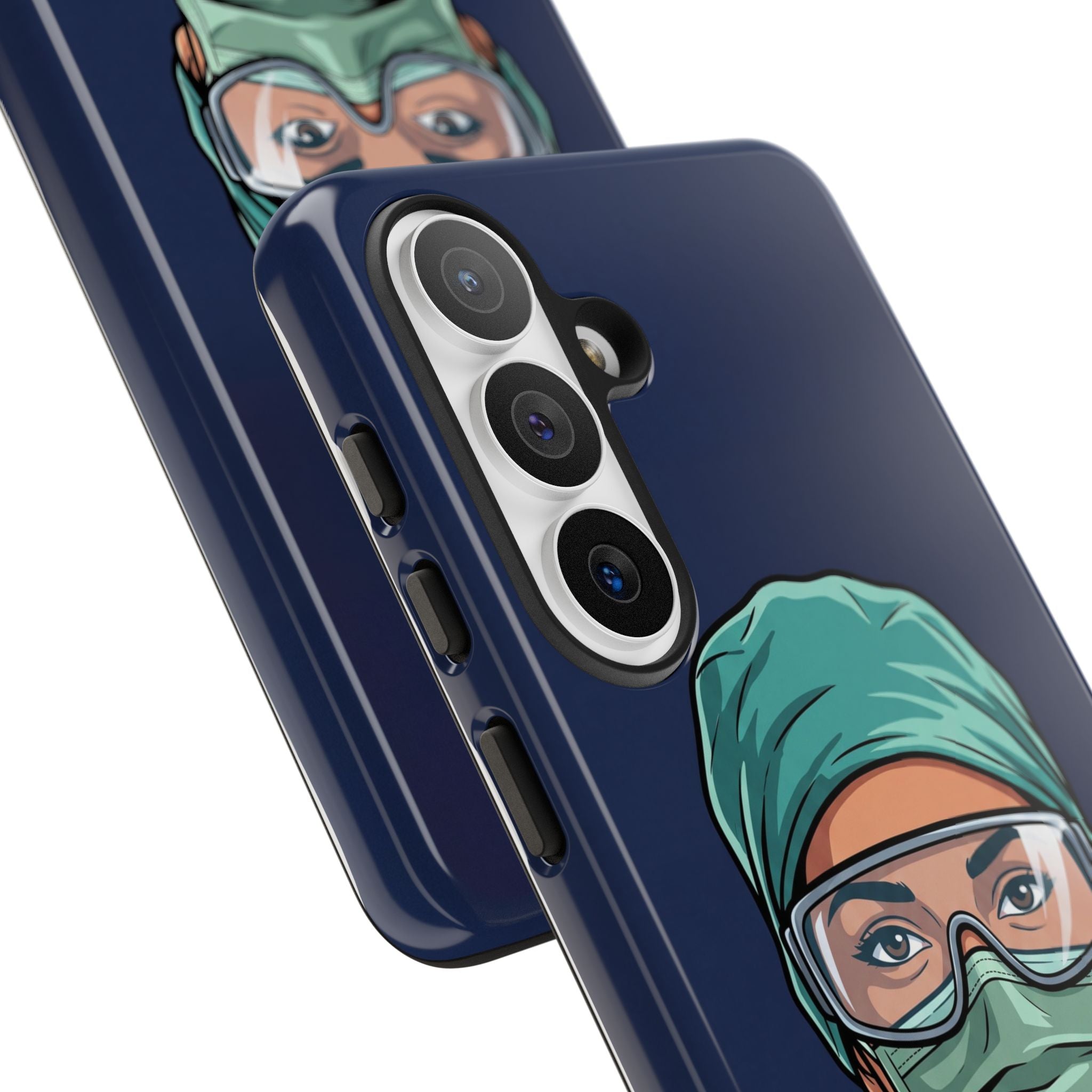 Nurse Illustrated Portrait Phone Case | iPhone & Samsung