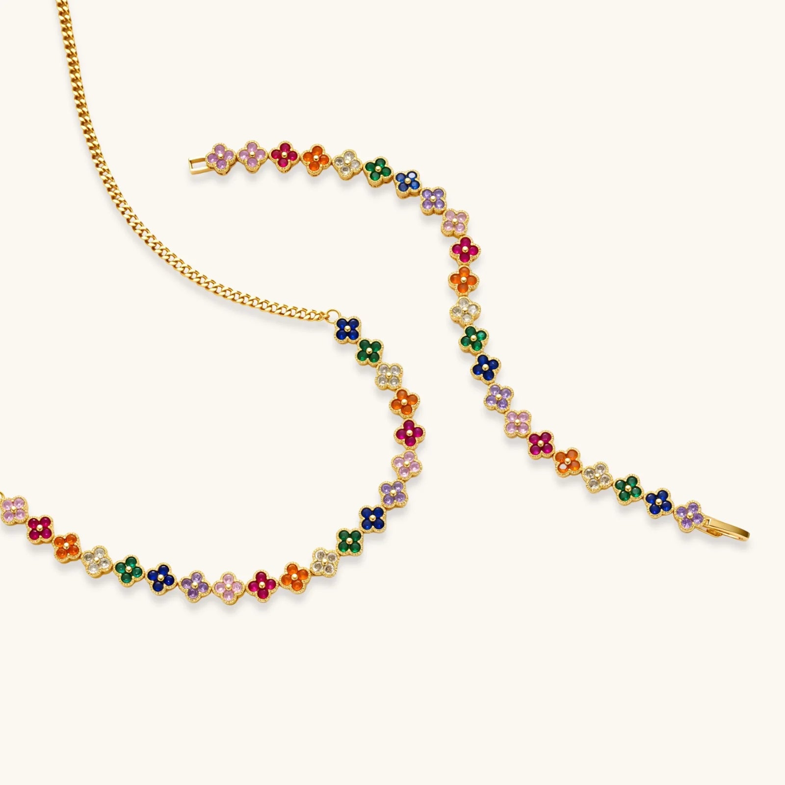 Lucky Clover Garden Jewelry Set