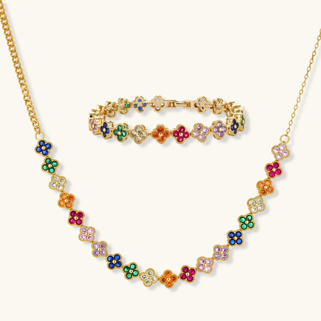 Lucky Clover Garden Jewelry Set