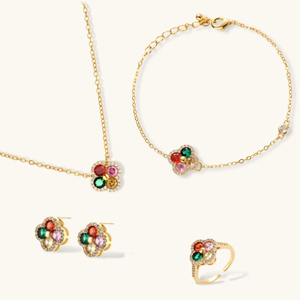Lucky Clover Jewelry Set