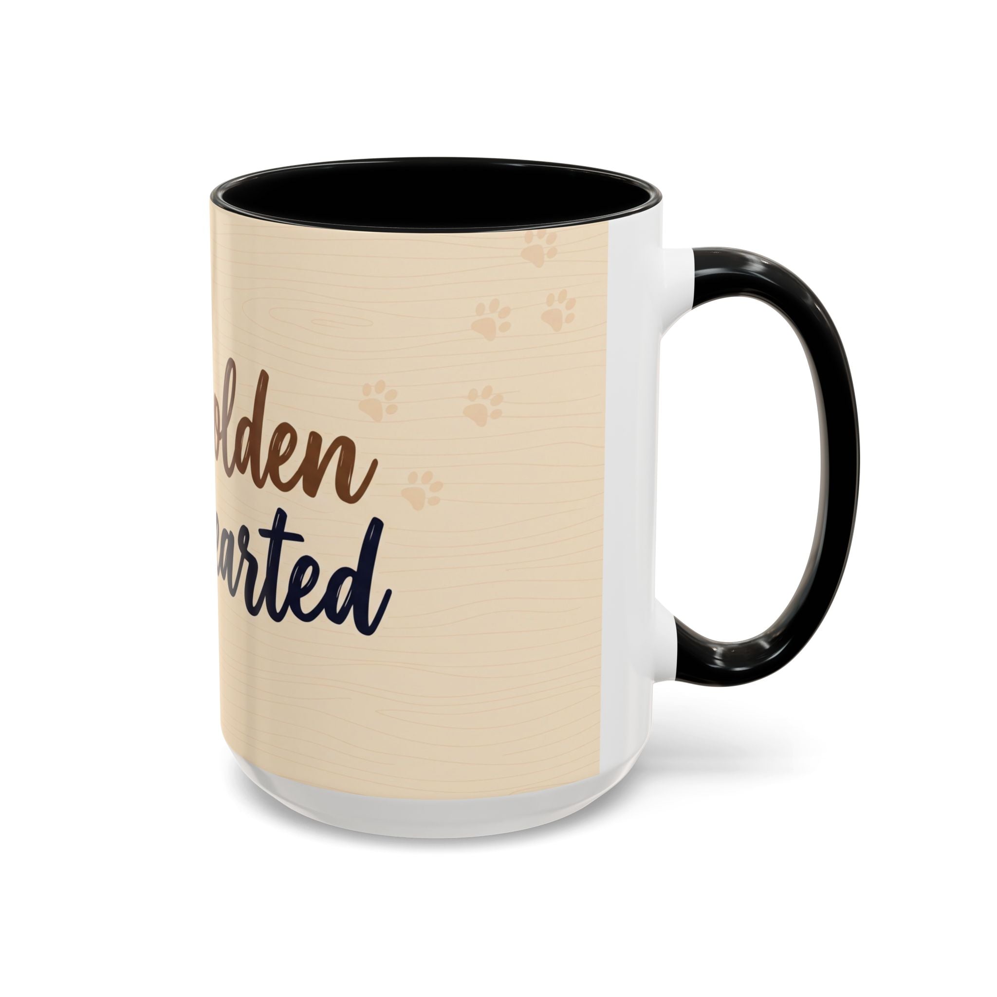 Golden Hearted Mug | Golden Retriever Lover Gift | Cute Dog Coffee Mug