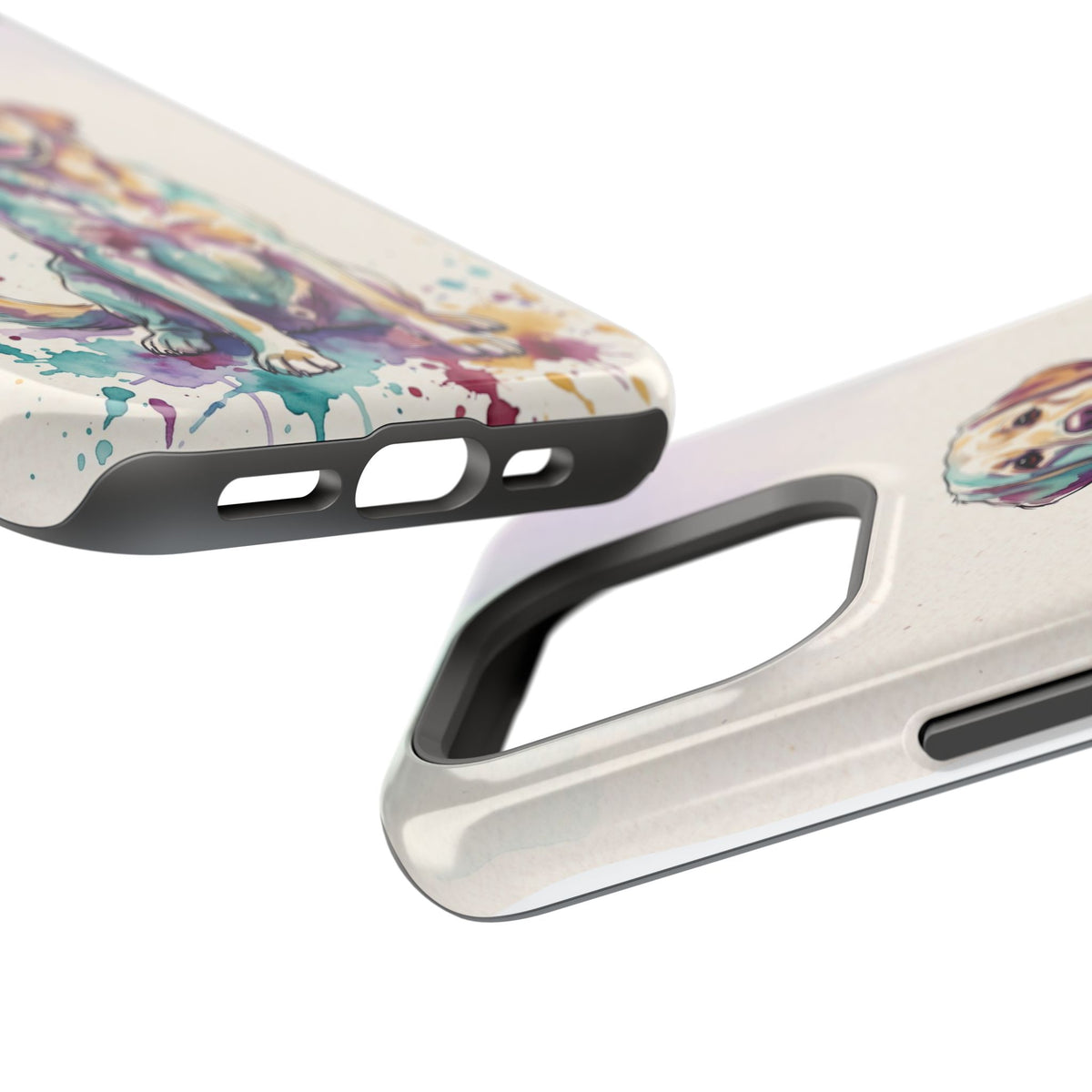 Watercolor Labrador Phone Case — Tough Magnetic Case with Wireless Charging