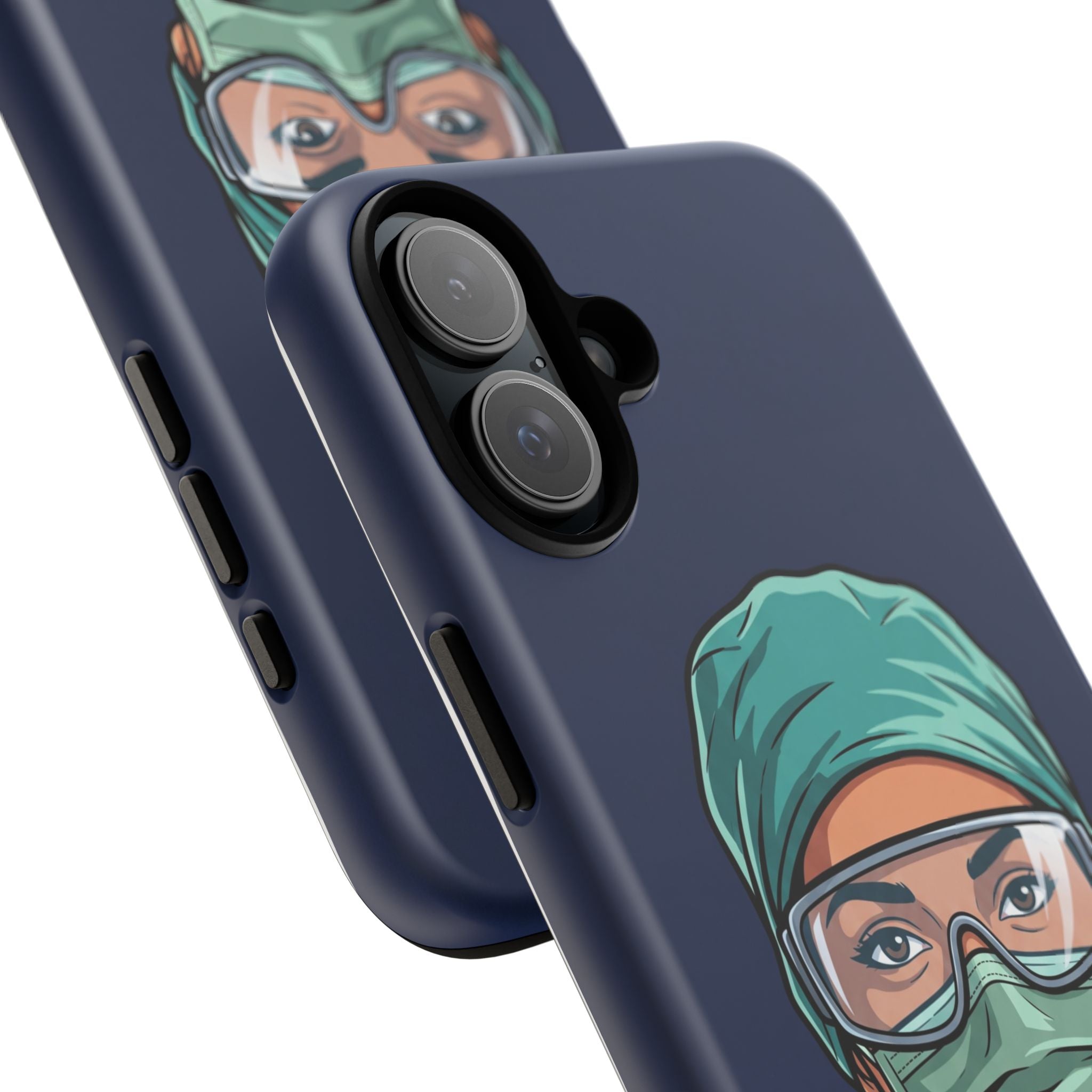 Nurse Illustrated Portrait Phone Case | iPhone & Samsung