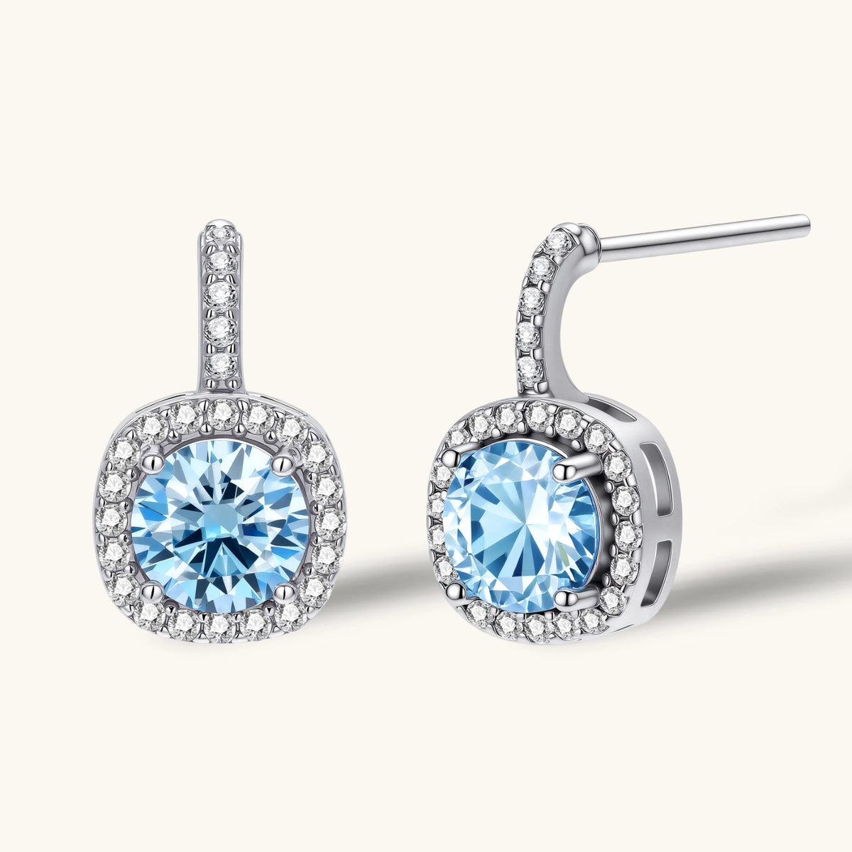 Celestial Halo Drop Earrings