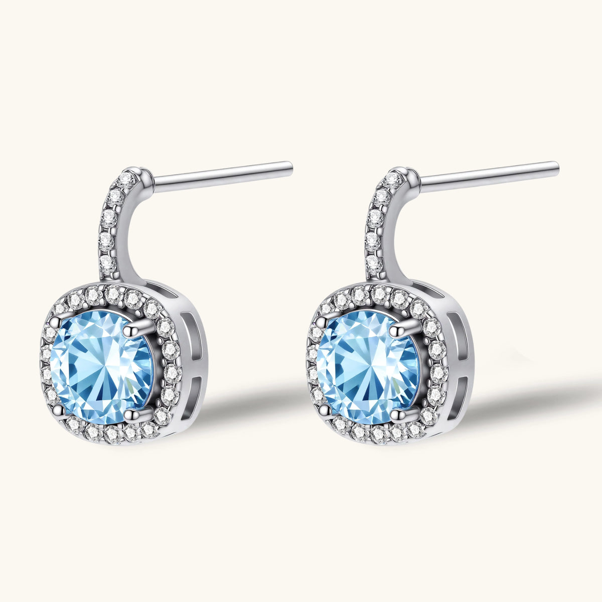 Celestial Halo Drop Earrings