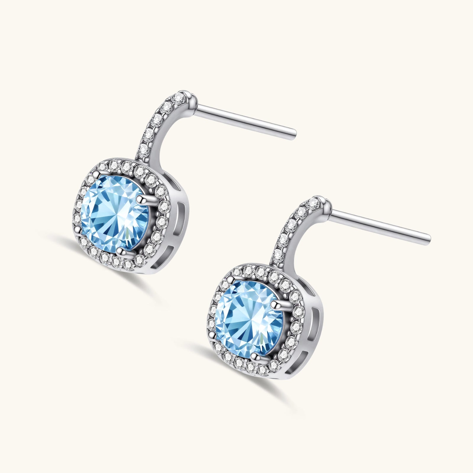 Celestial Halo Drop Earrings
