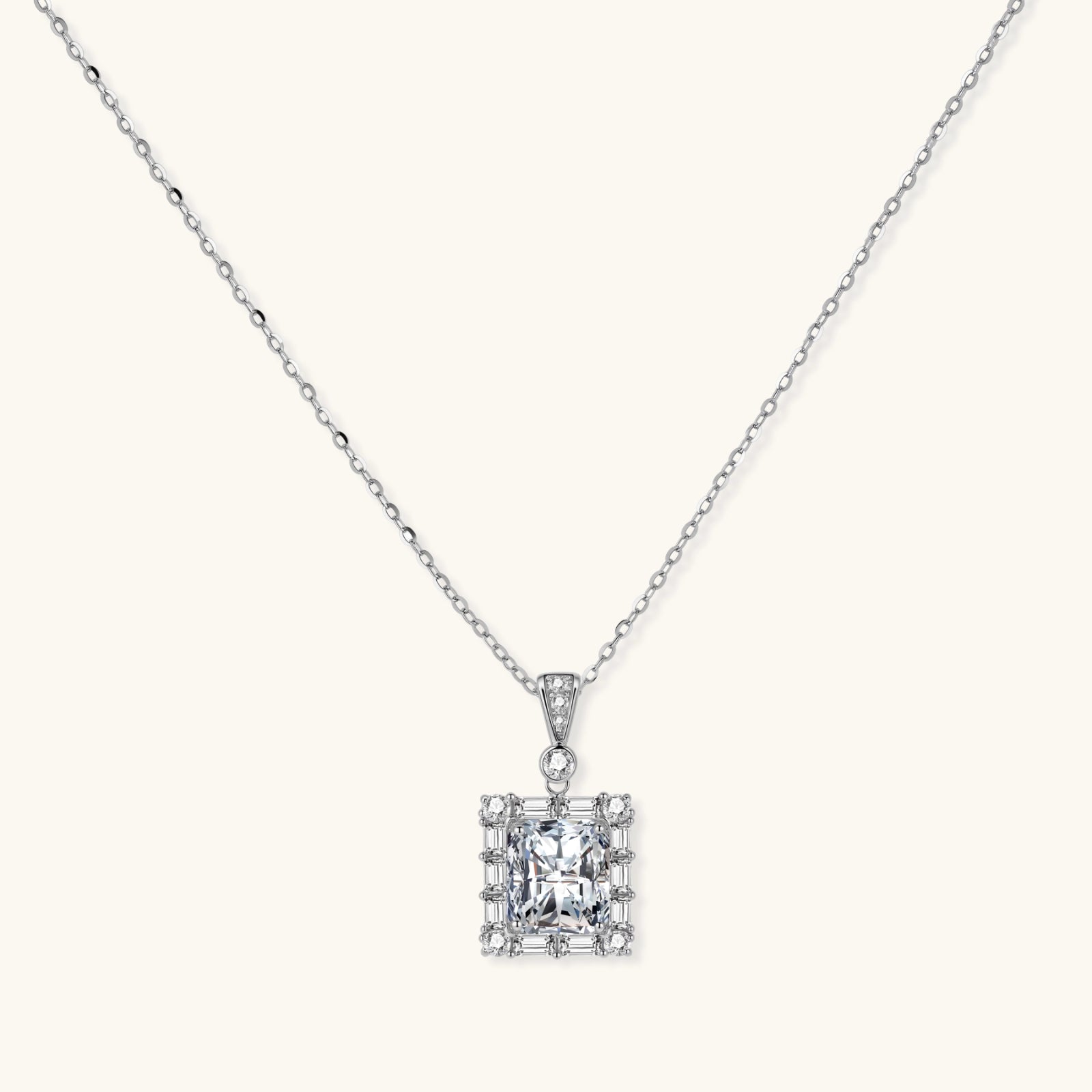 Geometric Luxe Pendant Necklace
