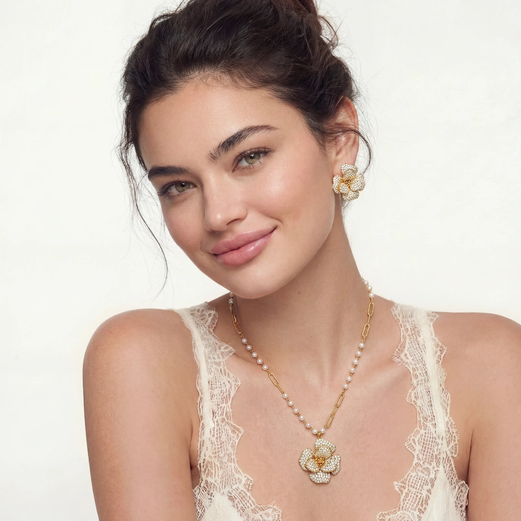 Blooming Sapphire Jewelry Set